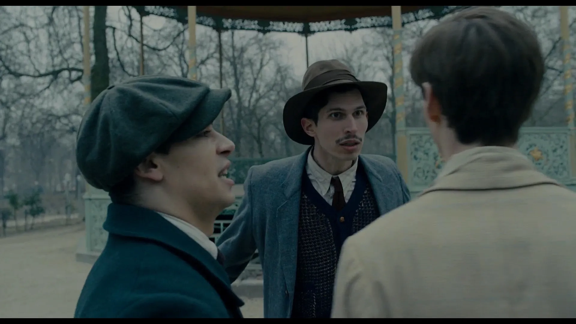 Alexander Devrient, Raphael Acloque and Eddie Redmayne in The Danish Girl