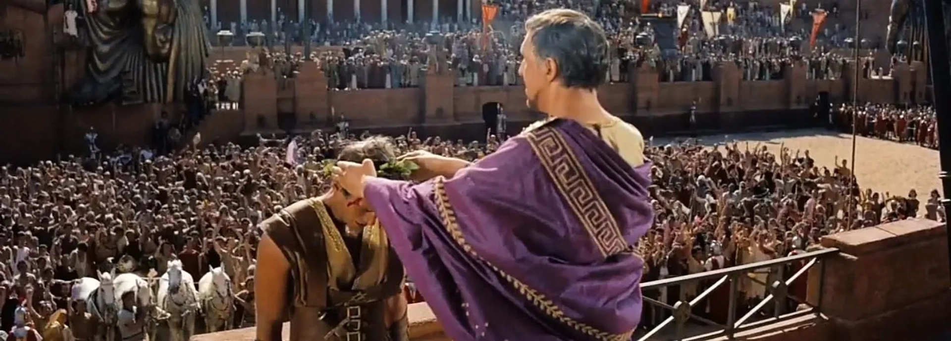 Charlton Heston and Frank Thring in Ben-Hur (1959)