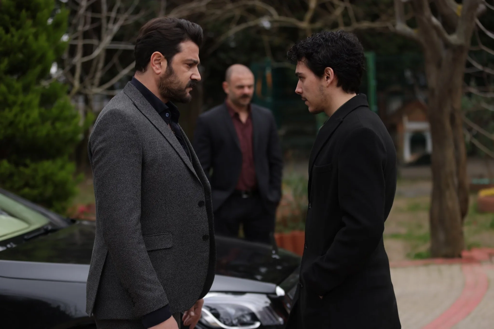 Taha Bora Elkoca, Tevfik Erman Kutlu, and Burak Sevinç in Boundless Love (2023)