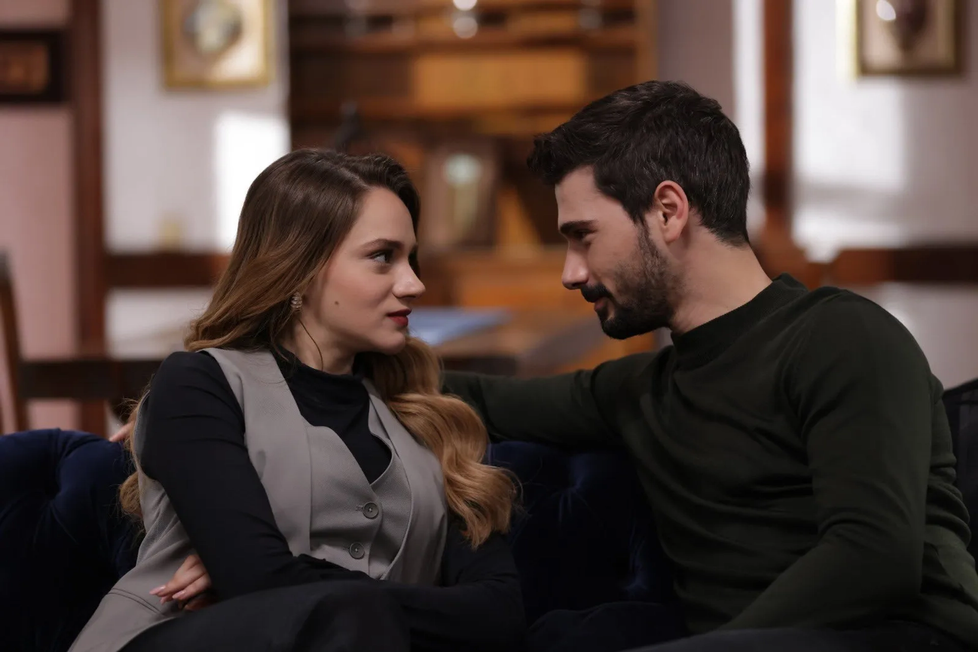 Miray Daner and Deniz Can Aktas in Boundless Love (2023)