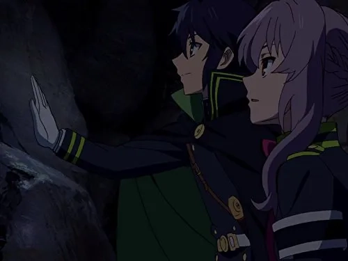 Miyu Irino and Saori Hayami in Seraph of the End (2015)