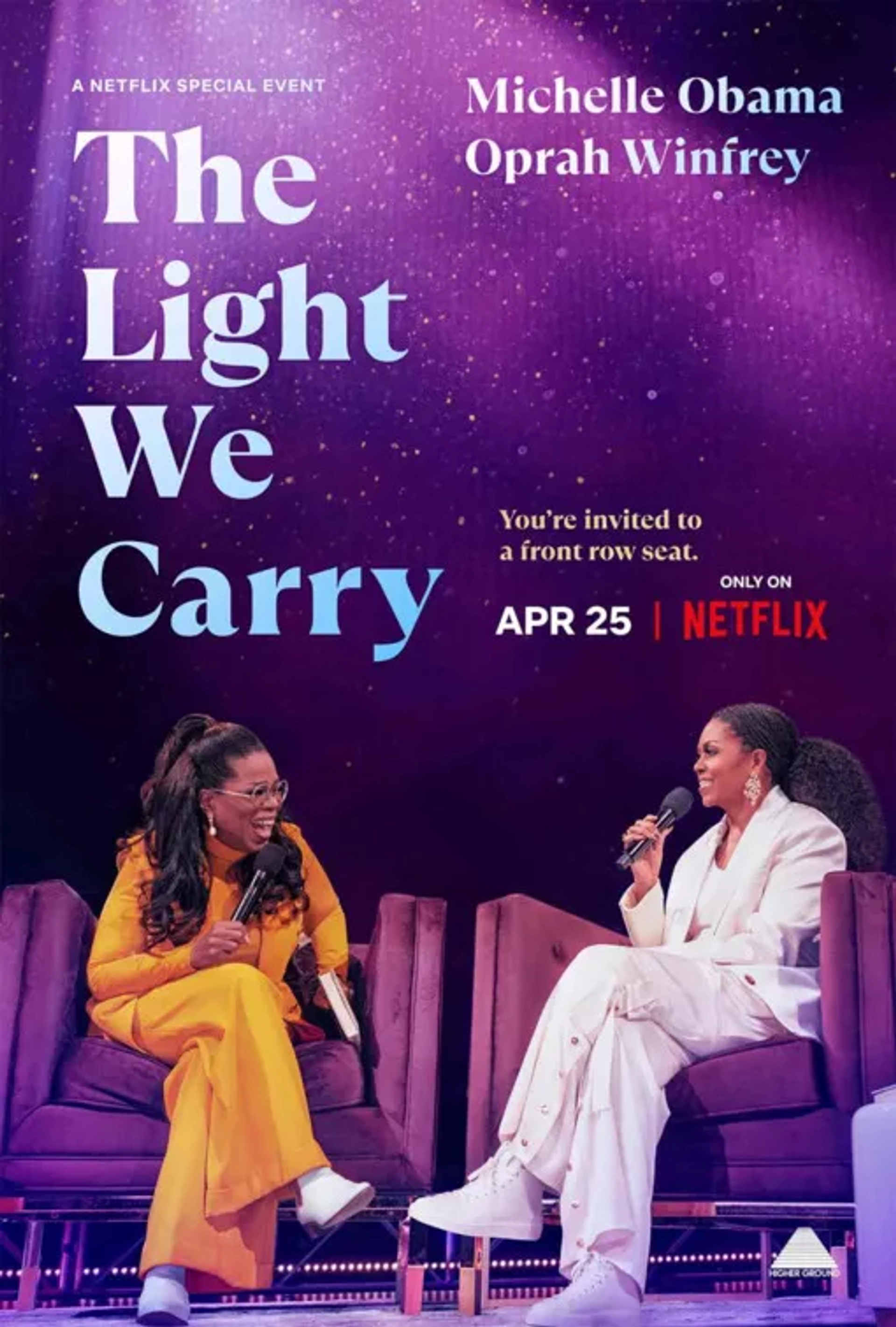 مستند نوری که ما حمل می کنیم: میشل اوباما و اپرا وینفری (2022 The Light We Carry: Michelle Obama and Oprah Winfrey)