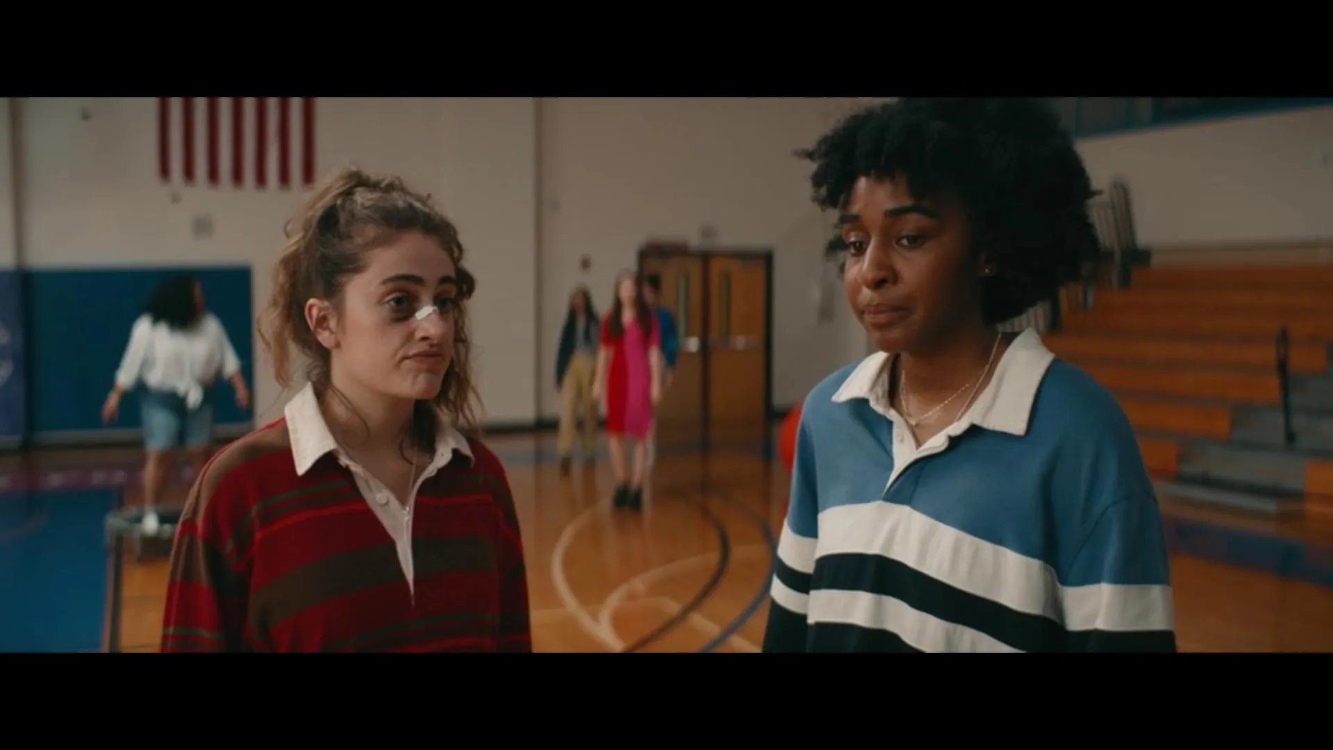 Rachel Sennott and Ayo Edebiri in Bottoms (2023)