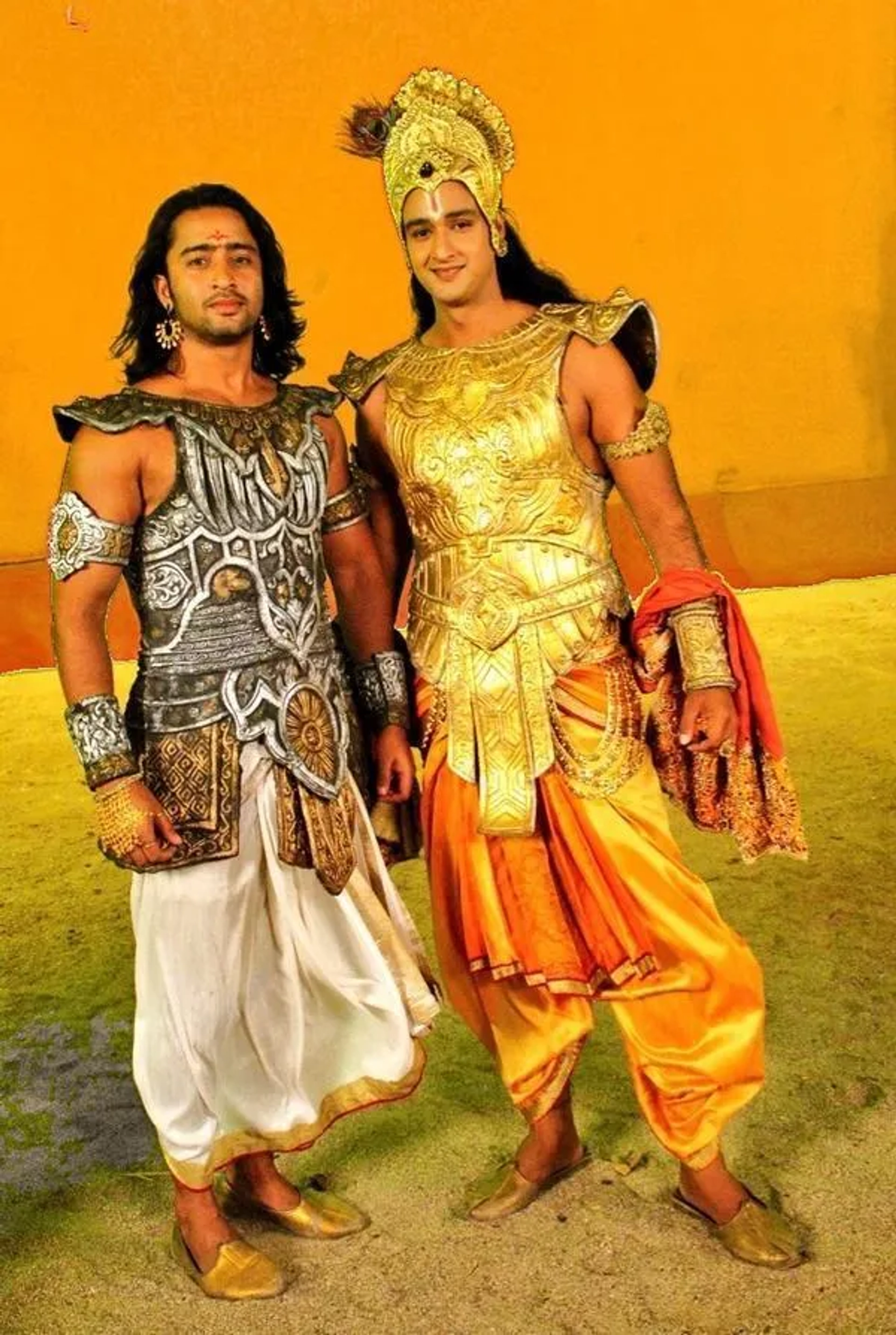 Shaheer Sheikh and Saurabh Raj Jain in Mahabharat (2013)