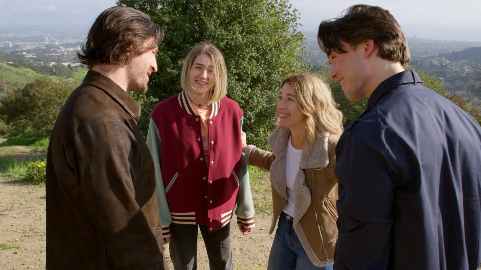 Jack Martin, Zyra Gorecki, Eoin Macken and Natalie Zea in the La Brea series finale