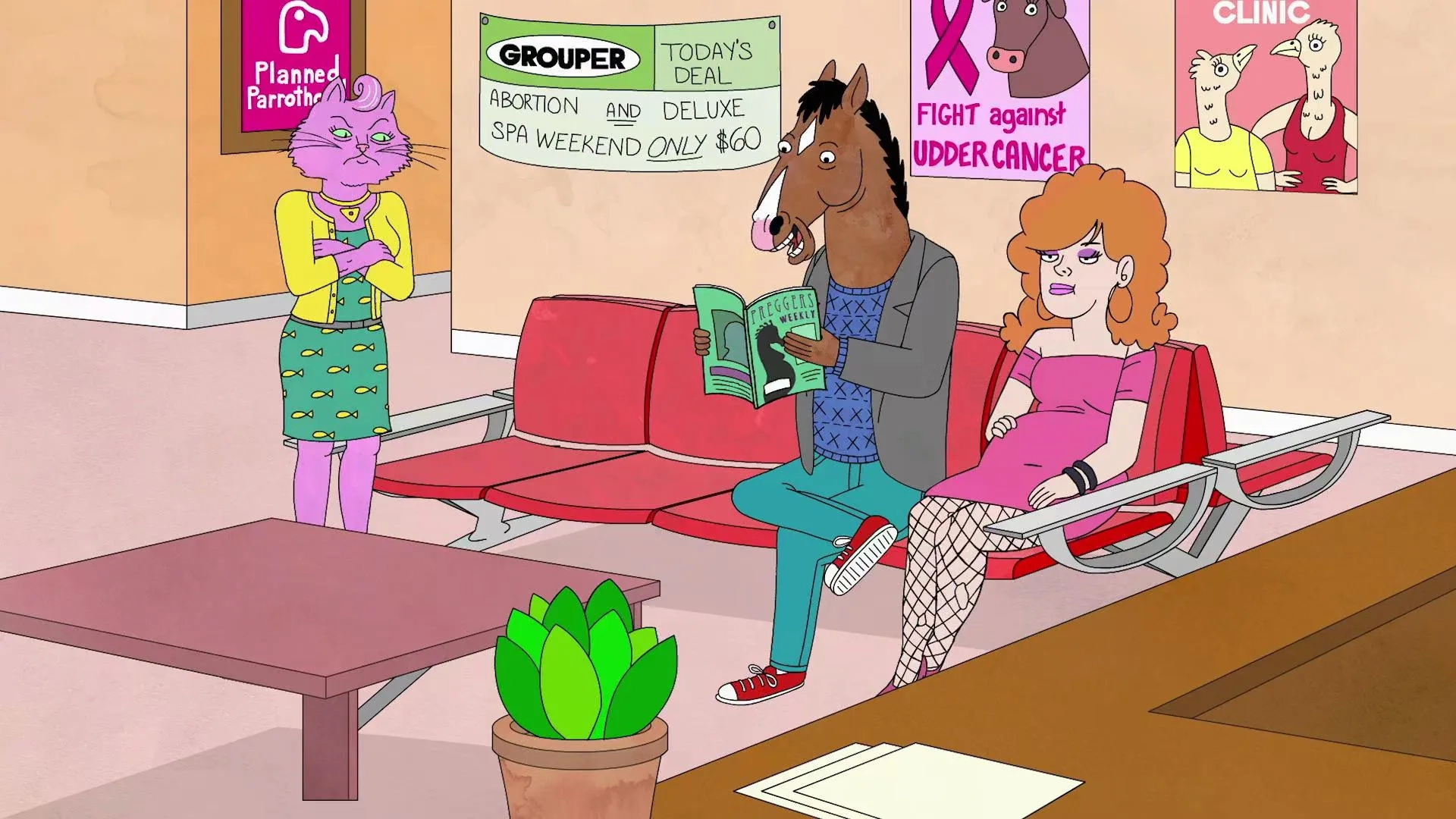 Will Arnett and Amy Sedaris in BoJack Horseman (2014)