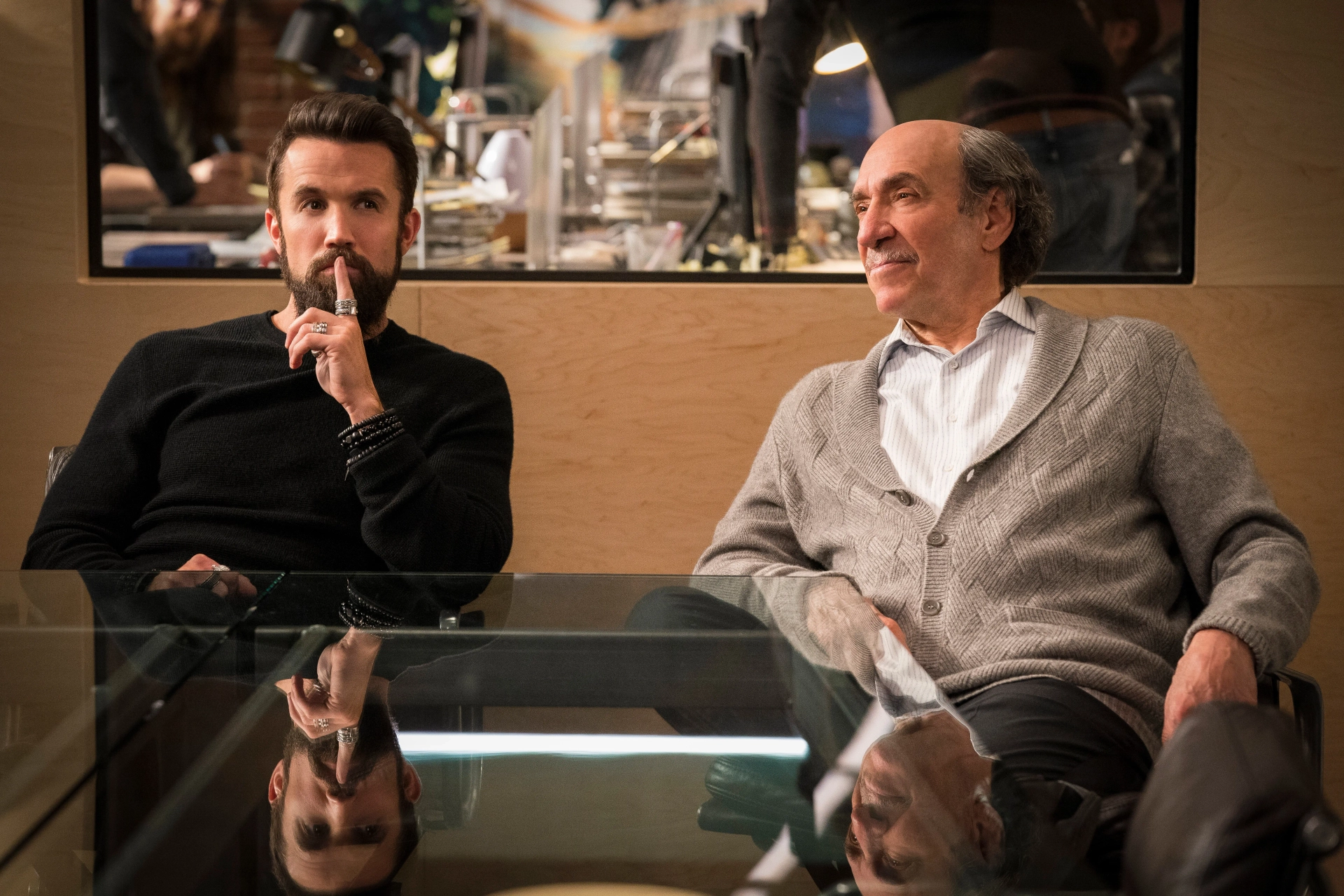 F. Murray Abraham and Rob McElhenney in Mythic Quest (2020)