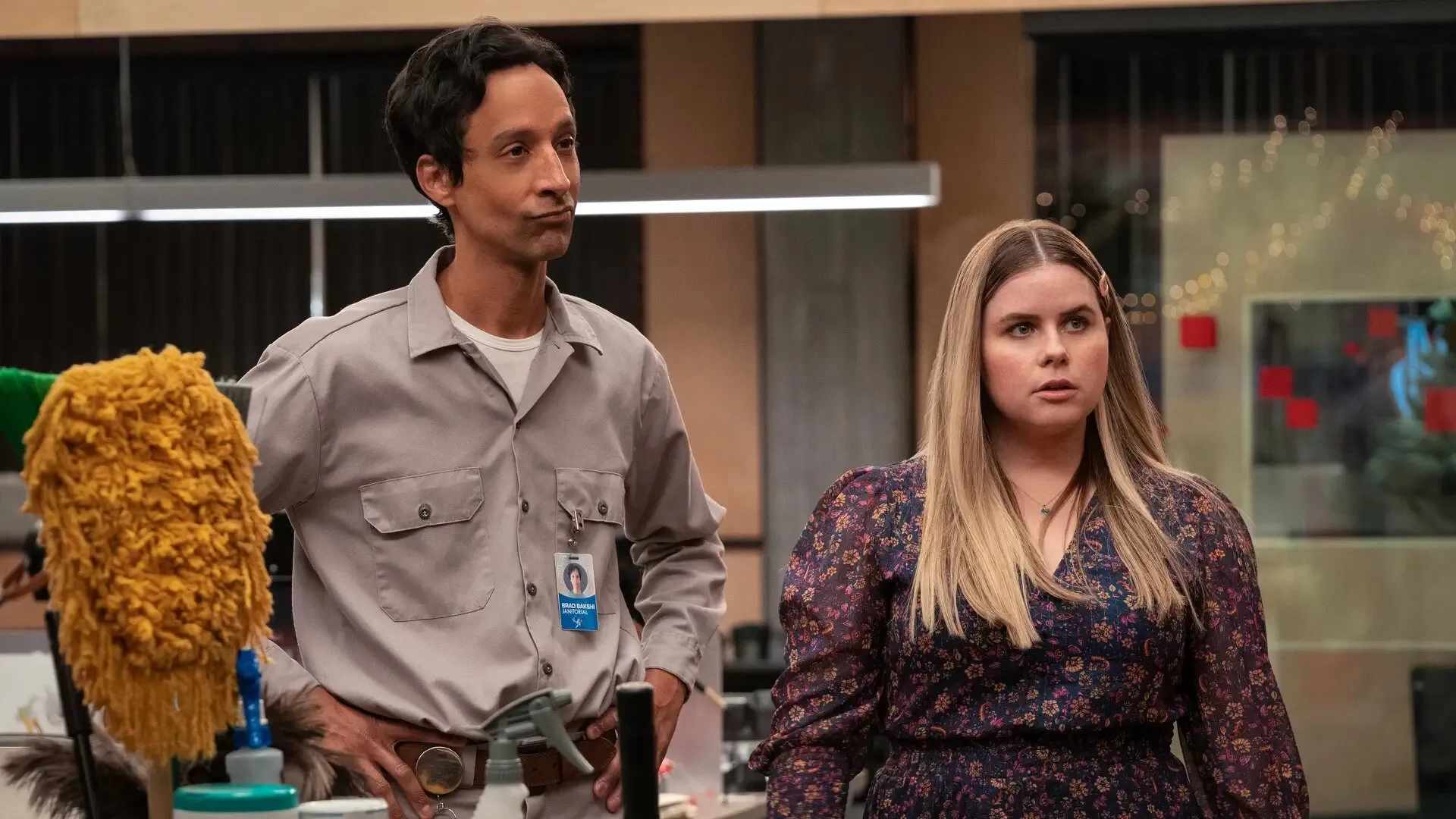 Jessie Ennis and Danny Pudi in Mythic Quest: To Catch a Mouse (2022)