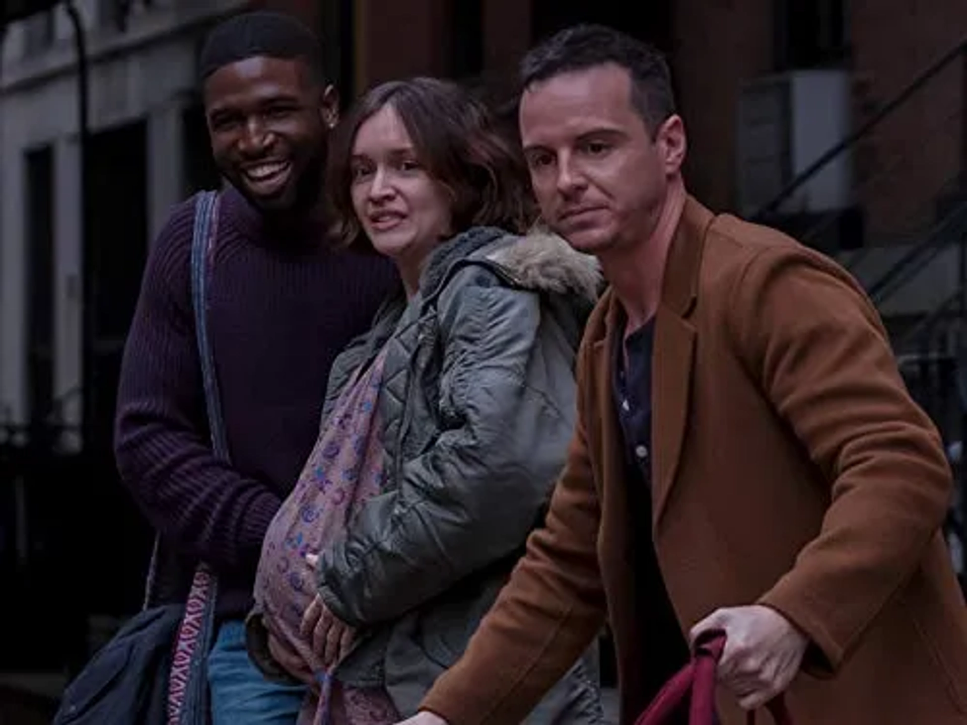 Andrew Scott, Olivia Cooke, and Brandon Kyle Goodman in Modern Love (2019)