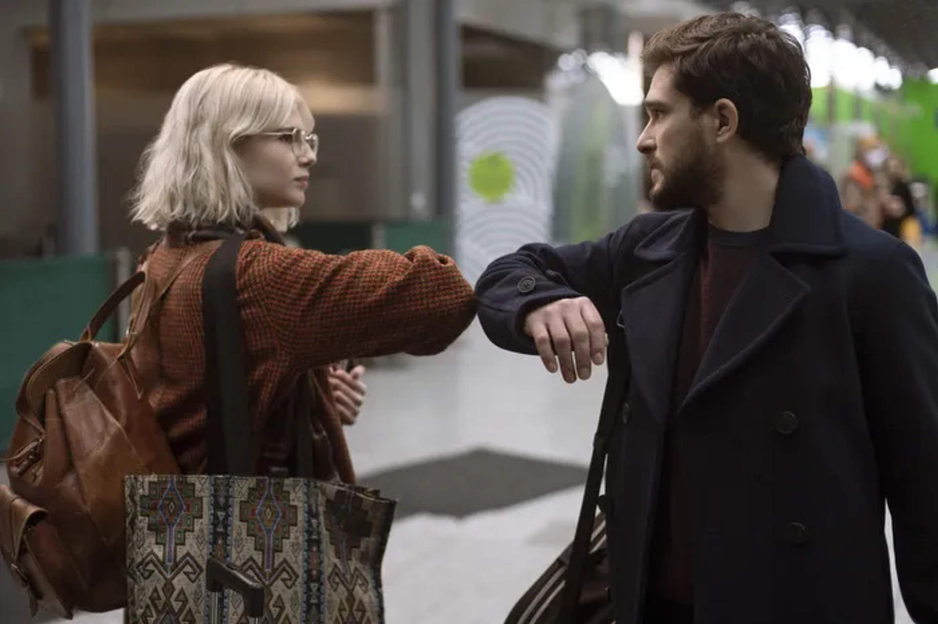 Lucy Boynton and Kit Harington in Modern Love: Strangers on a (Dublin) Train (2021)