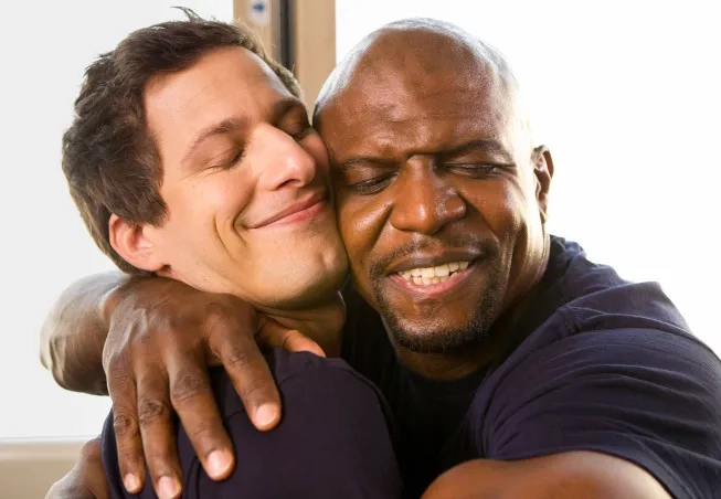 Terry Crews and Andy Samberg in Brooklyn Nine-Nine (2013)