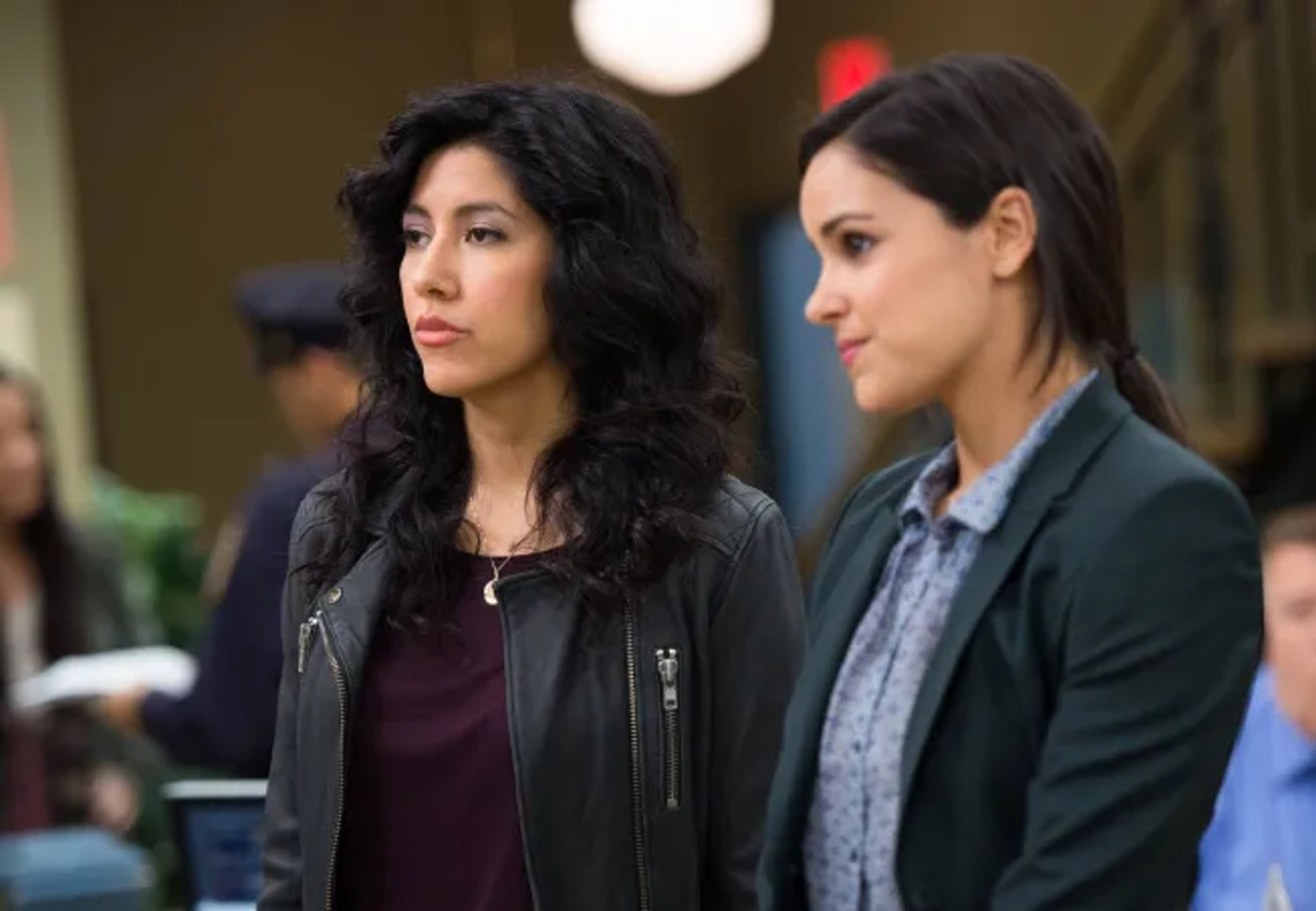 Melissa Fumero and Stephanie Beatriz in Brooklyn Nine-Nine (2013)