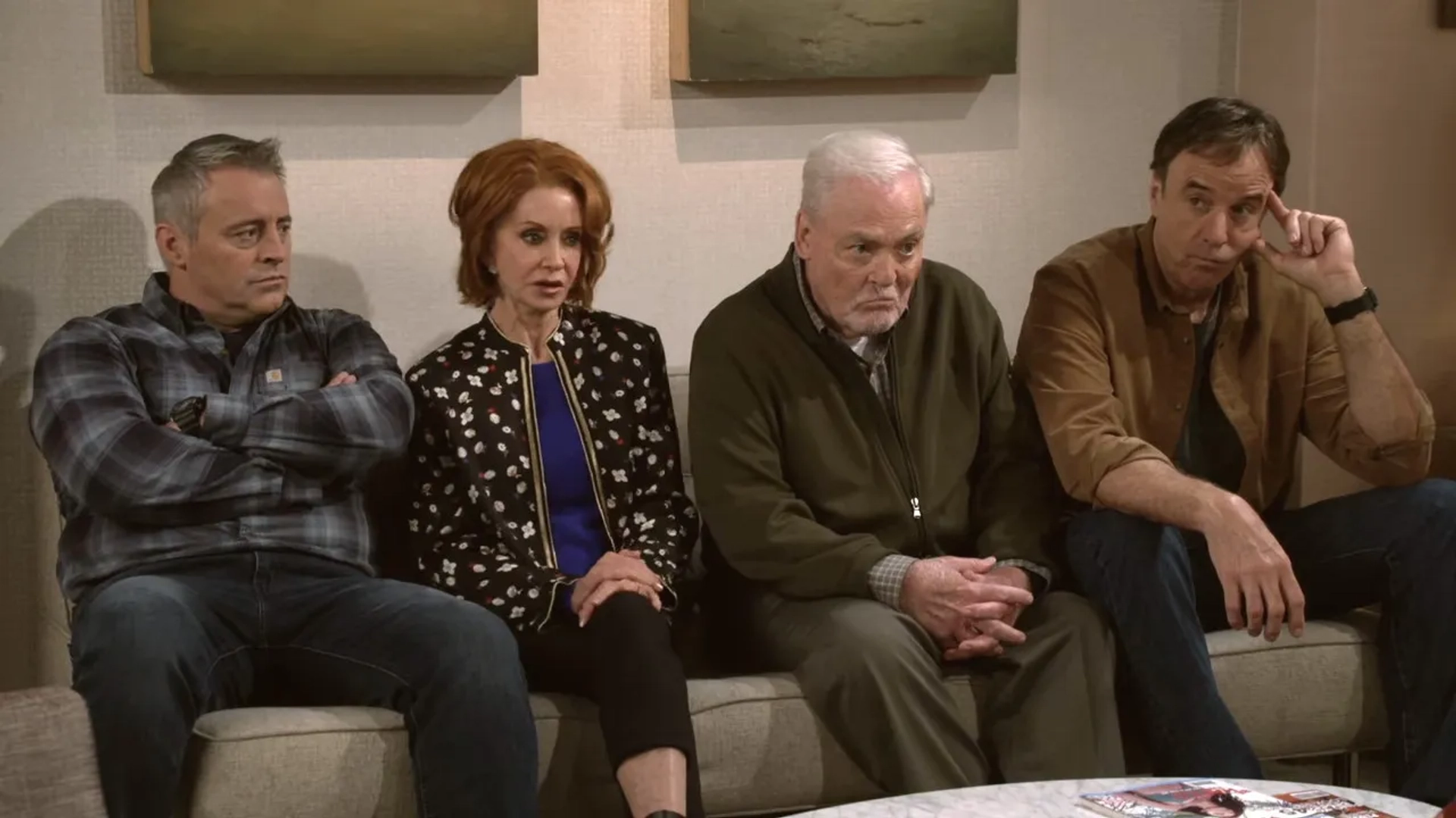 Swoosie Kurtz, Matt LeBlanc, Stacy Keach, and Kevin Nealon in Man with a Plan: Adam's Not Sorry (2020)