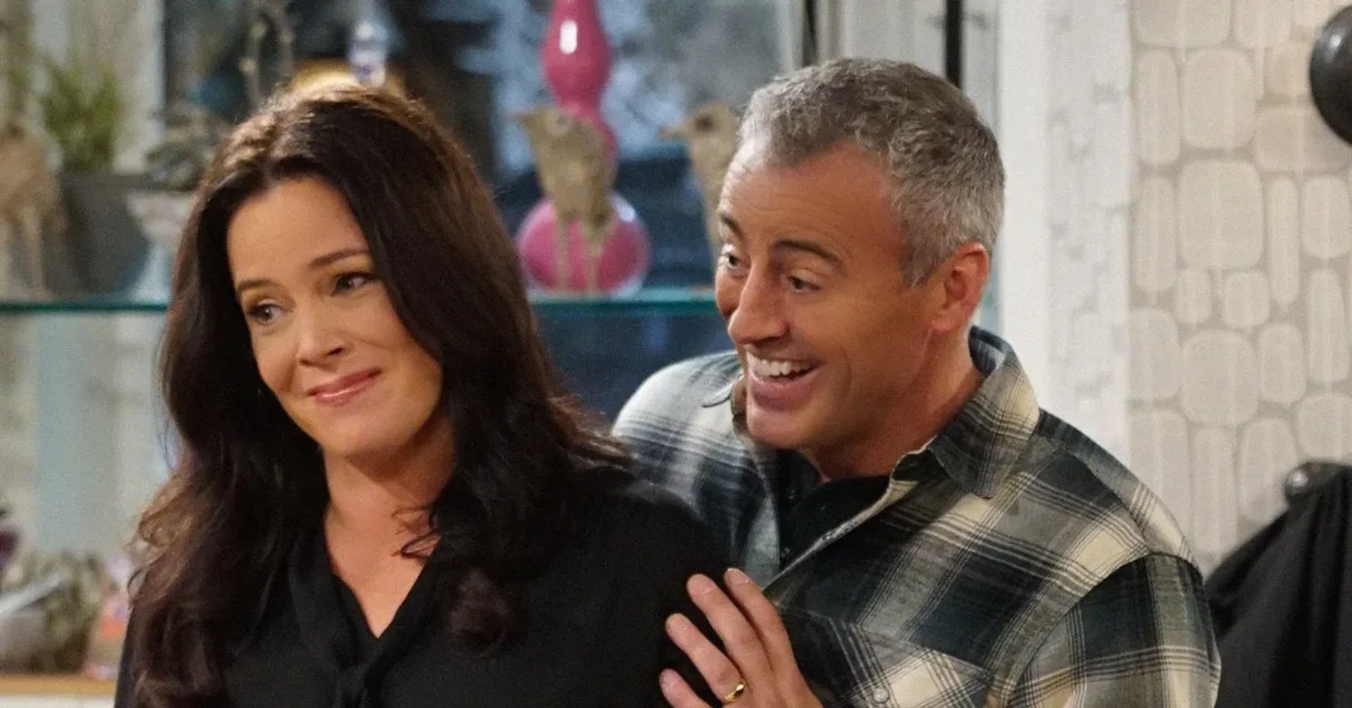 Matt LeBlanc and Liza Snyder in Man with a Plan (2016)