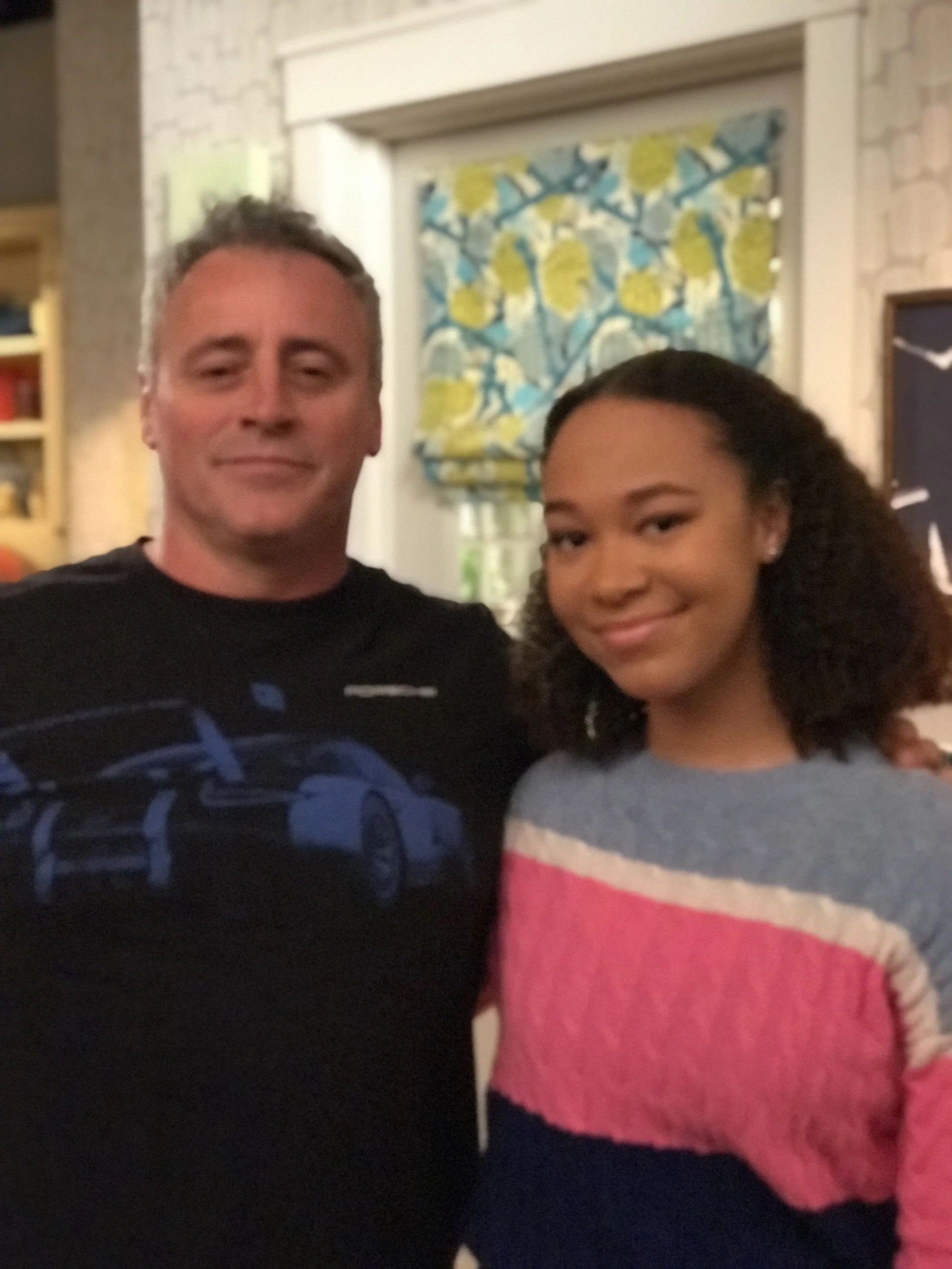 Makayla Lysiak and Matt LeBlanc on "Man With a Plan"