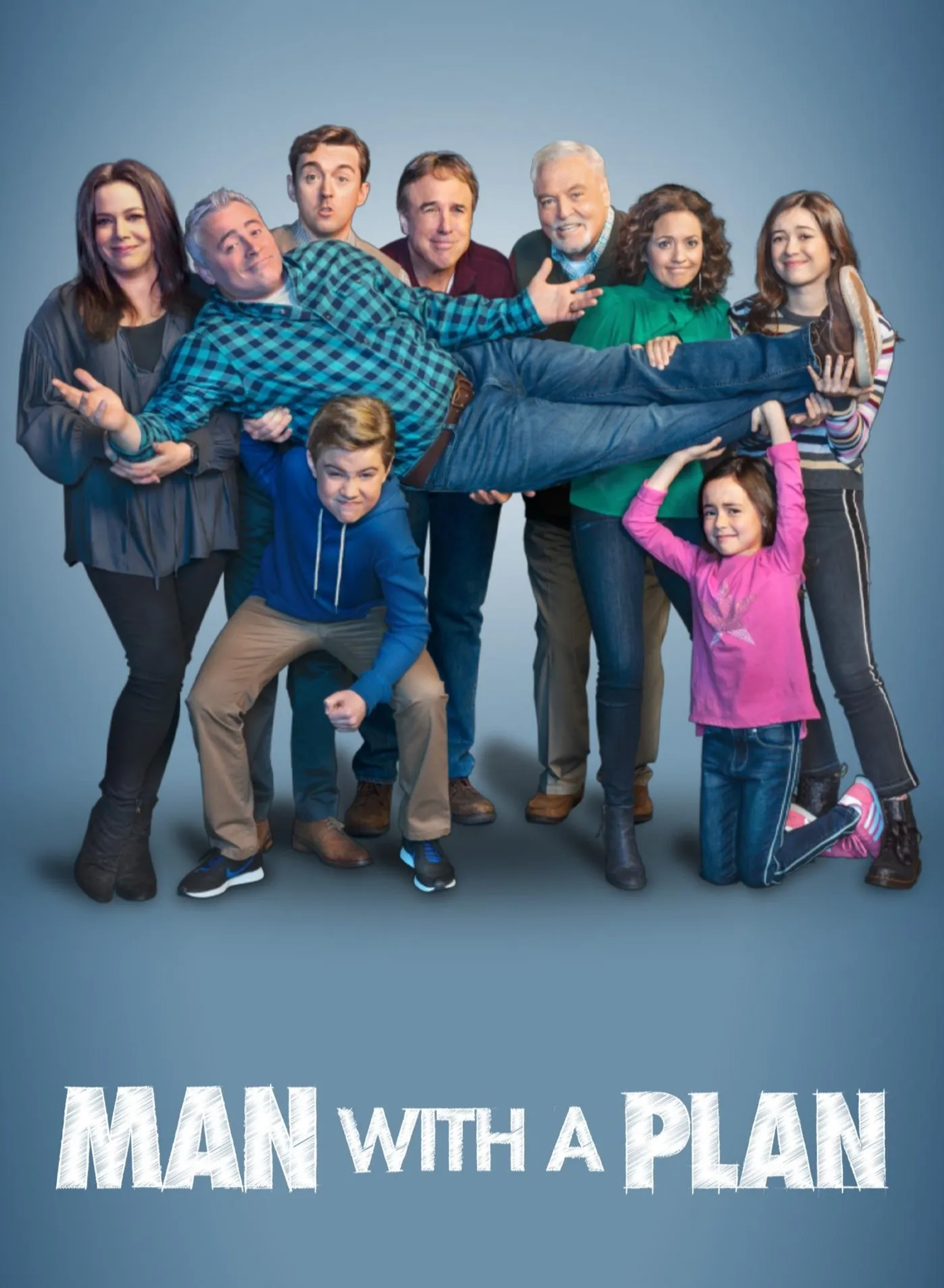 Swoosie Kurtz, Matt LeBlanc, Stacy Keach, Kevin Nealon, Kali Rocha, Liza Snyder, Matt Cook, Grace Kaufman, Hala Finley, and Matthew McCann in Man with a Plan: The V-Word (2020)