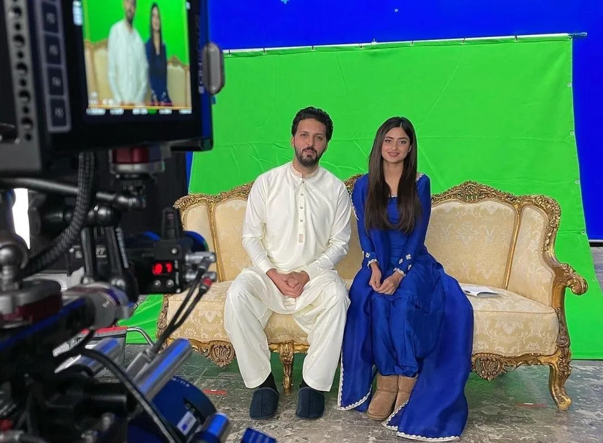 Shazad Latif and Sajal Ali in What's Love Got to Do with It? (2022)