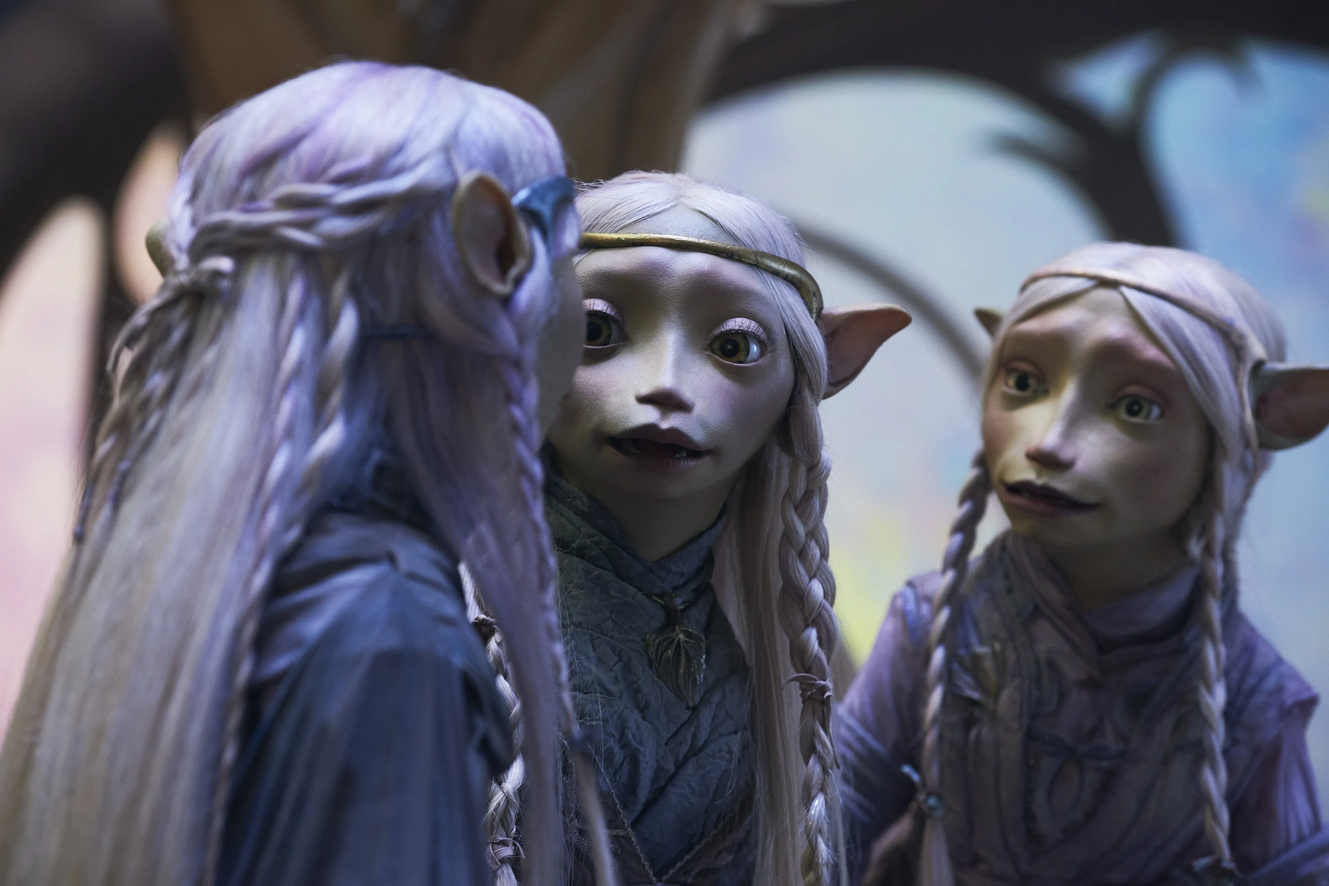 Caitríona Balfe, Gugu Mbatha-Raw, and Anya Taylor-Joy in The Dark Crystal: Age of Resistance (2019)