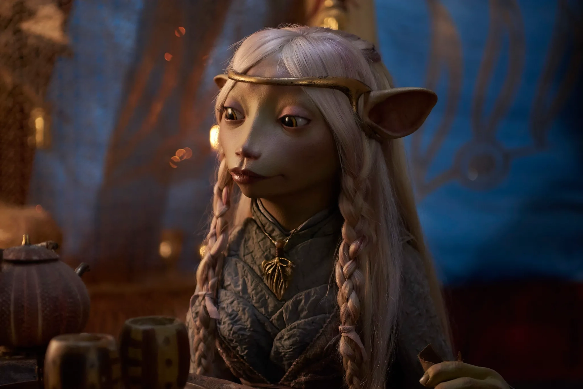 Alice Dinnean and Anya Taylor-Joy in The Dark Crystal: Age of Resistance (2019)