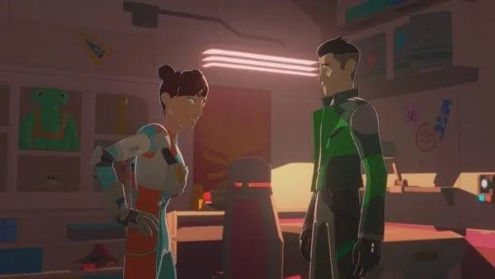 Christopher Sean and Myrna Velasco in Star Wars: Resistance (2018)