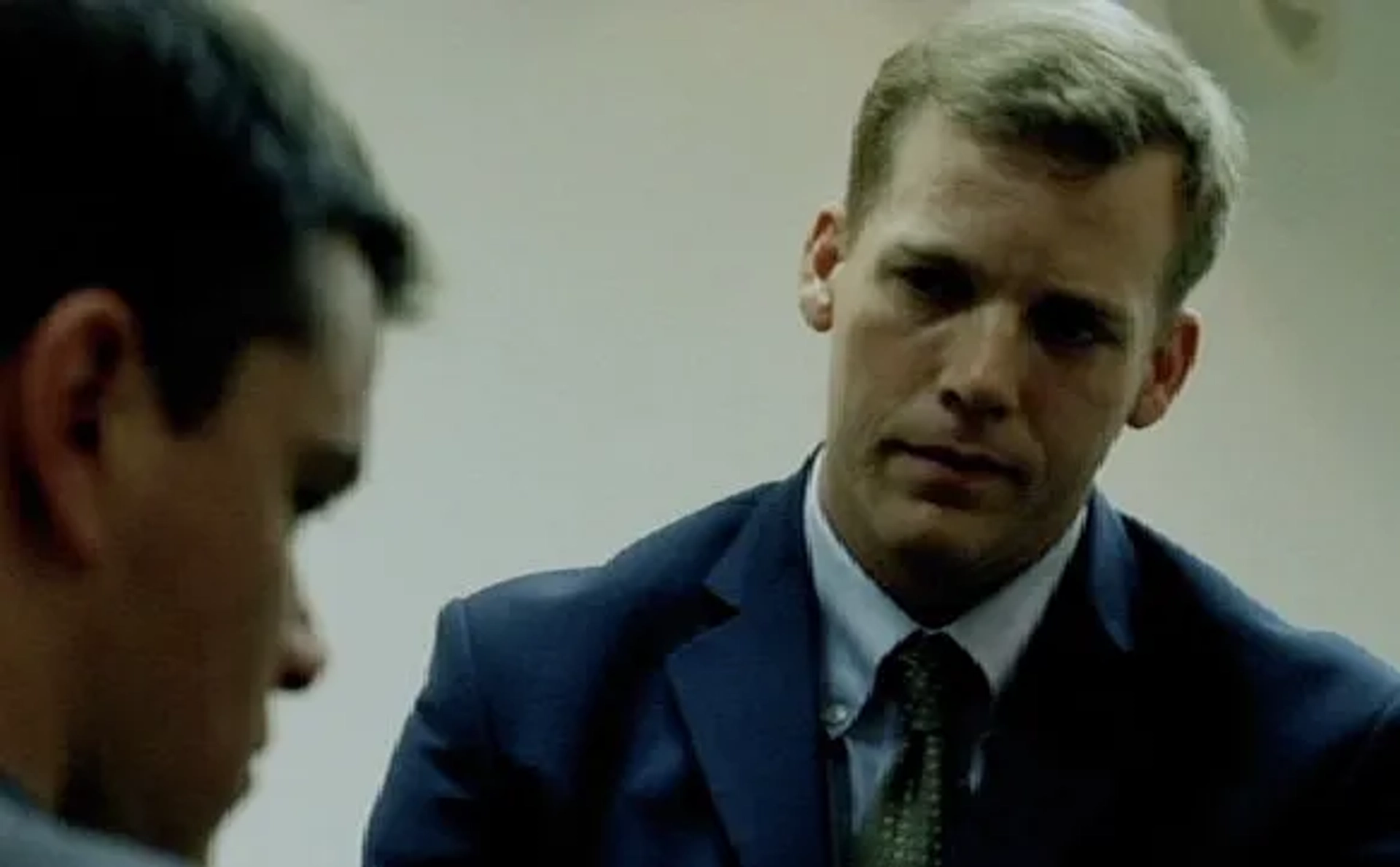 Tim Griffin as Nevins with Matt Damon in "The Bourne Supremacy"