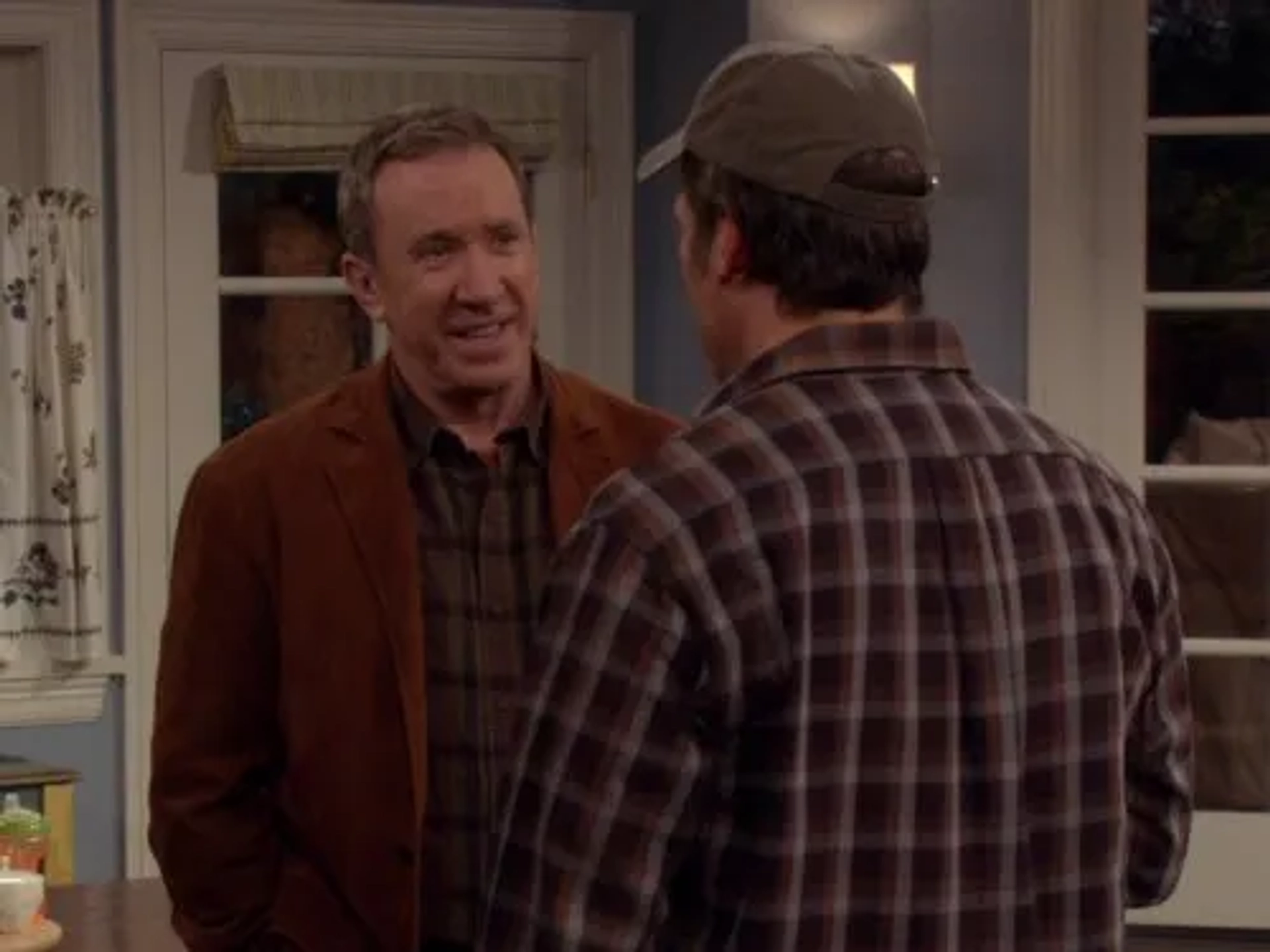 Tim Allen and Mike Rowe in Last Man Standing: Episode #1.18 (2005)