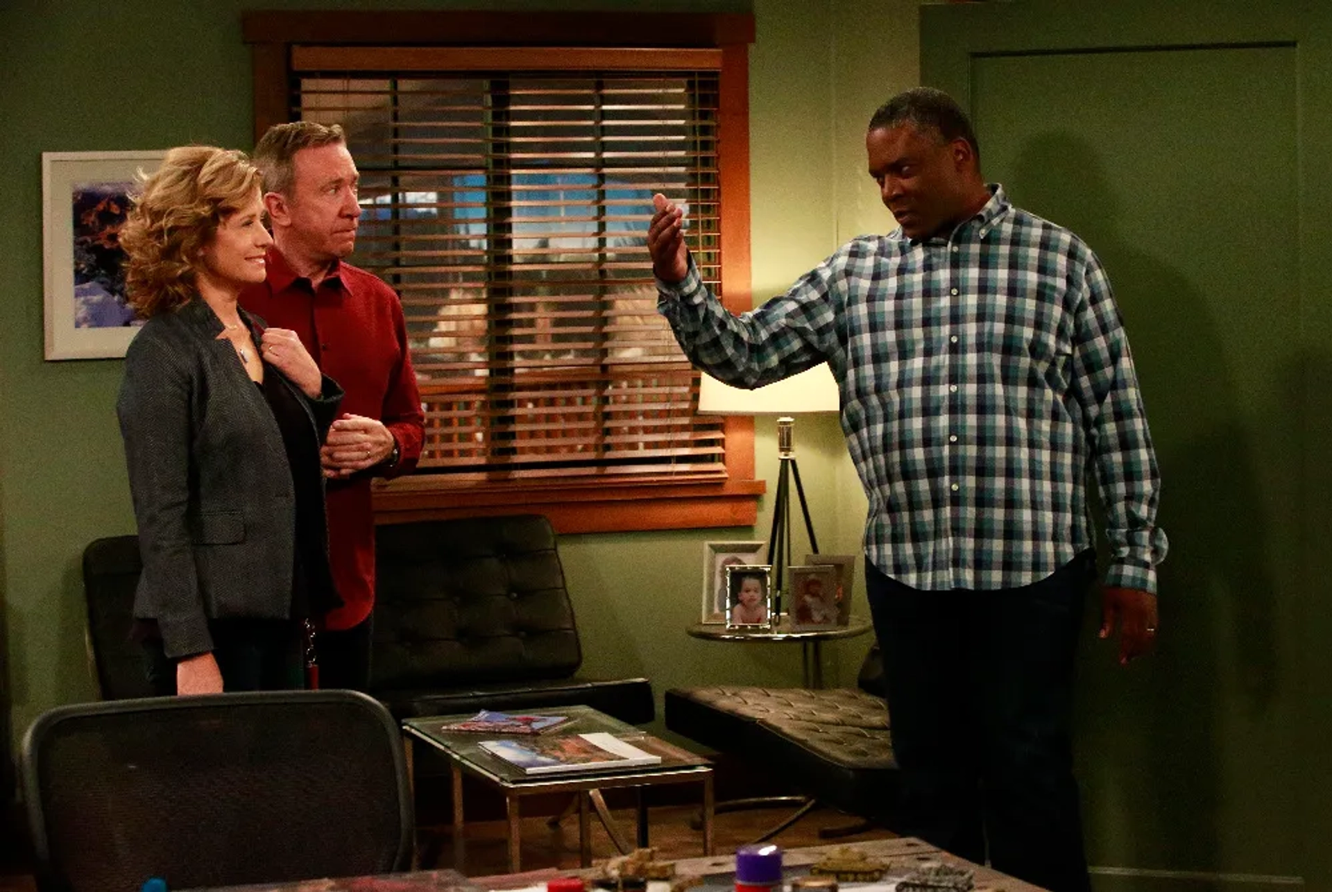 Tim Allen, Nancy Travis, and Jonathan Adams in Last Man Standing (2011)