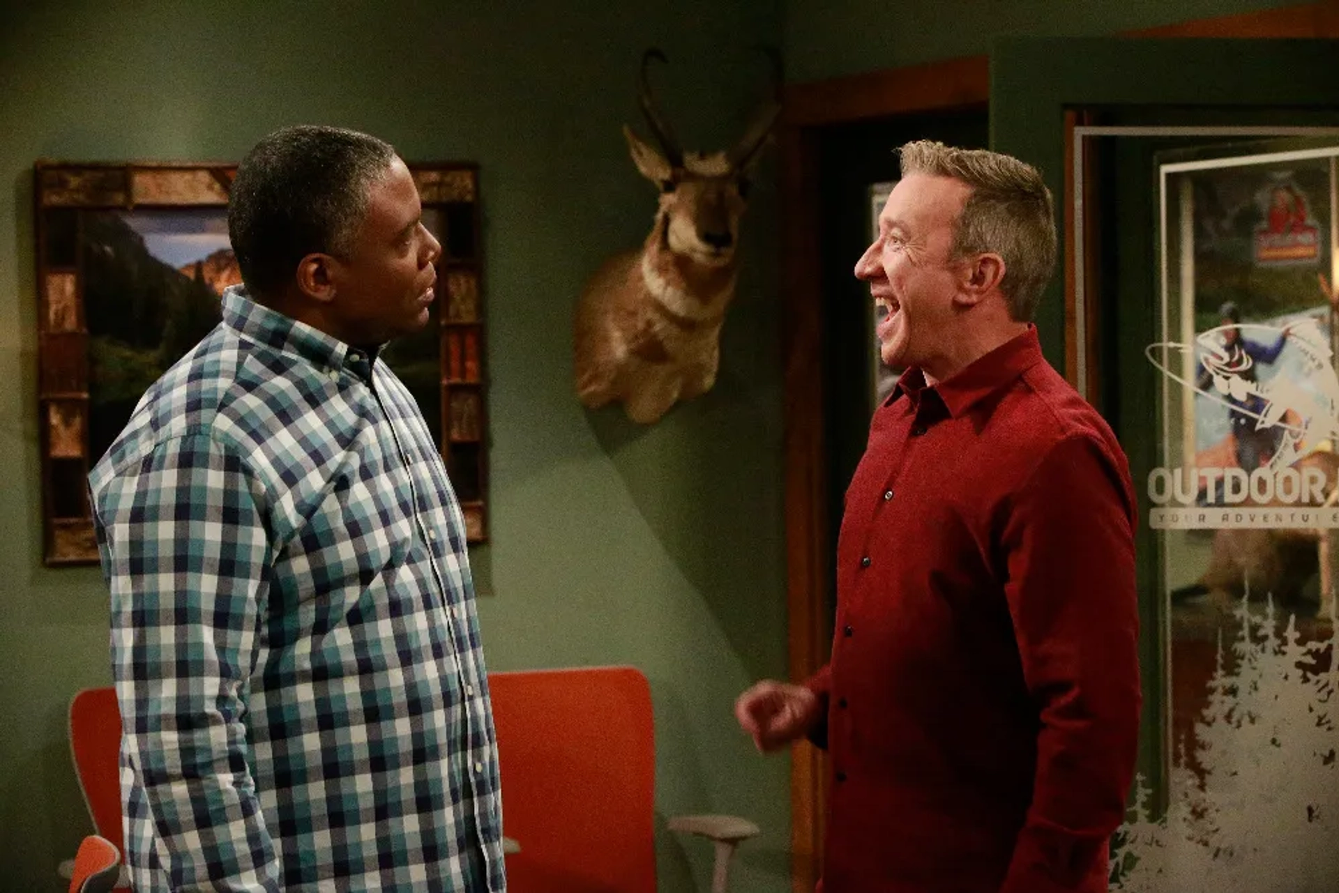 Tim Allen and Jonathan Adams in Last Man Standing (2011)