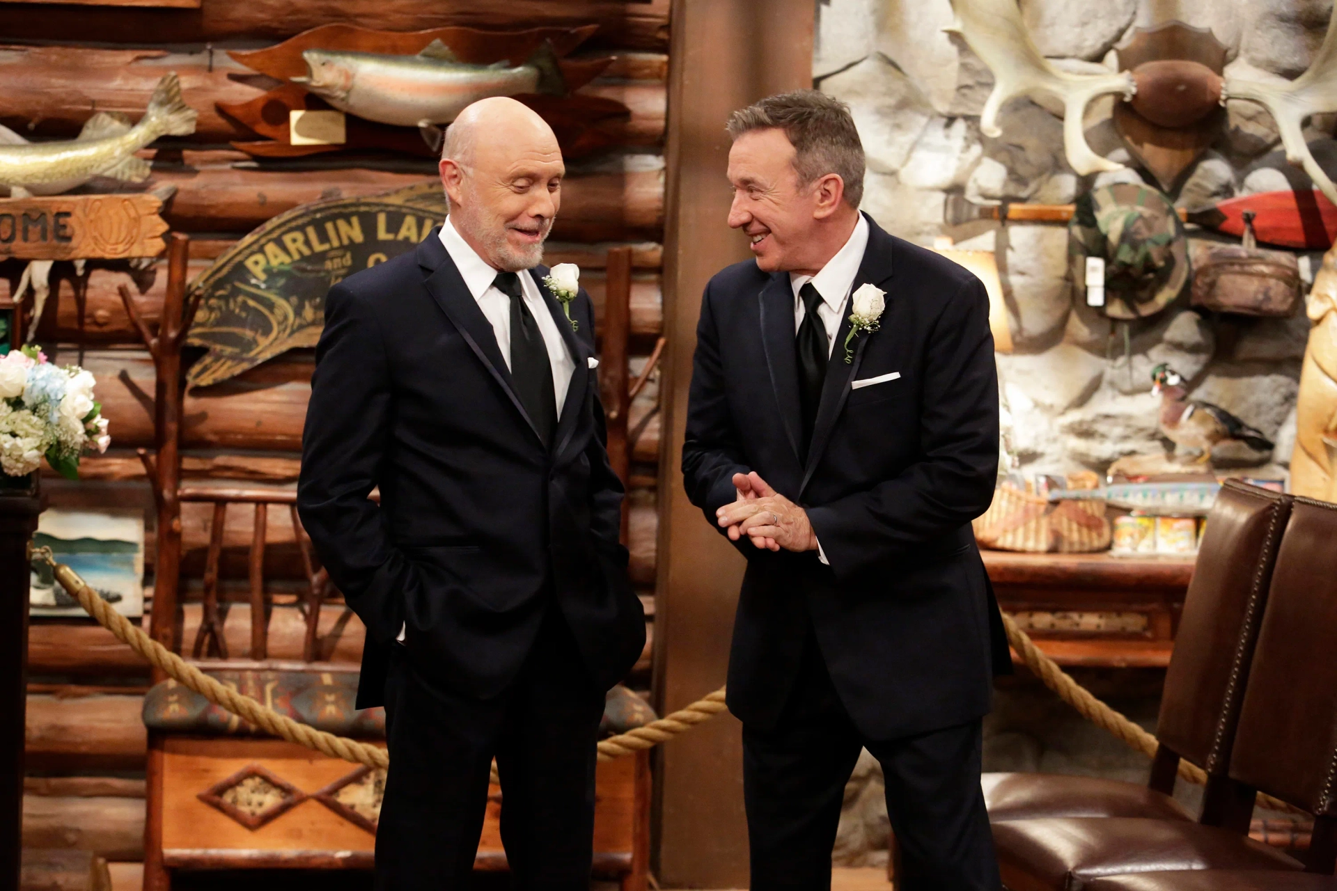 Tim Allen and Hector Elizondo in Last Man Standing (2011)