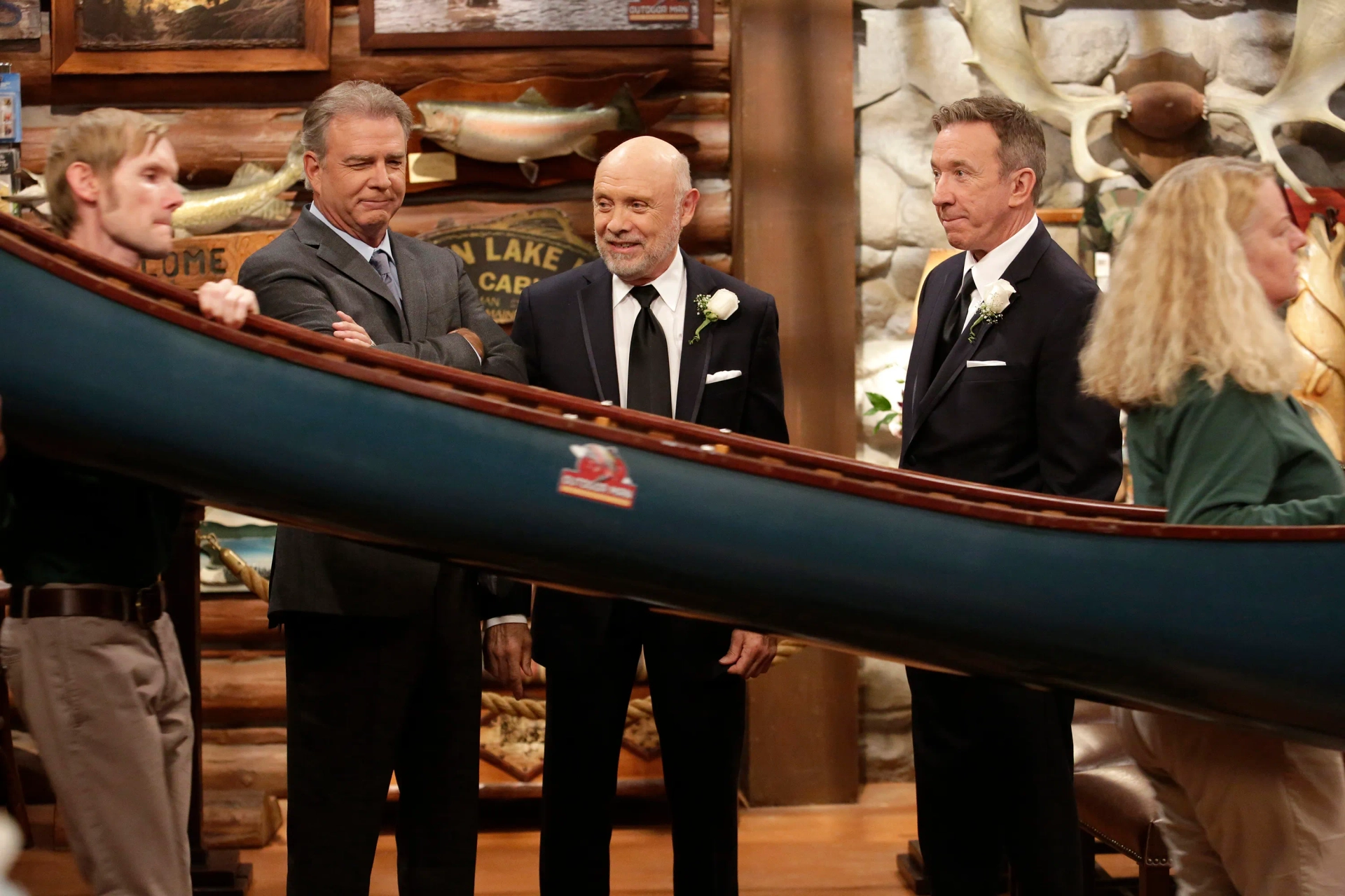 Tim Allen, Hector Elizondo, and Bill Engvall in Last Man Standing (2011)