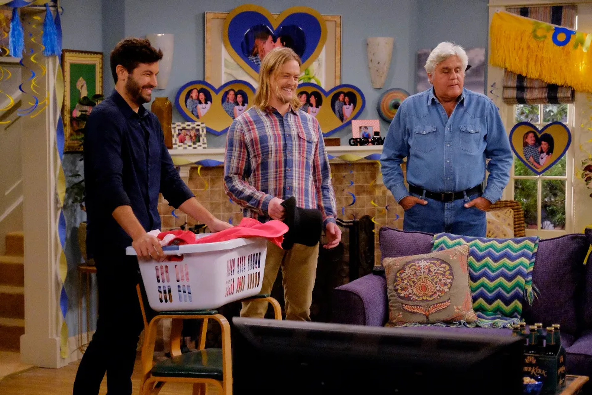 Jay Leno, Jordan Masterson, and Christoph Sanders in Last Man Standing (2011)