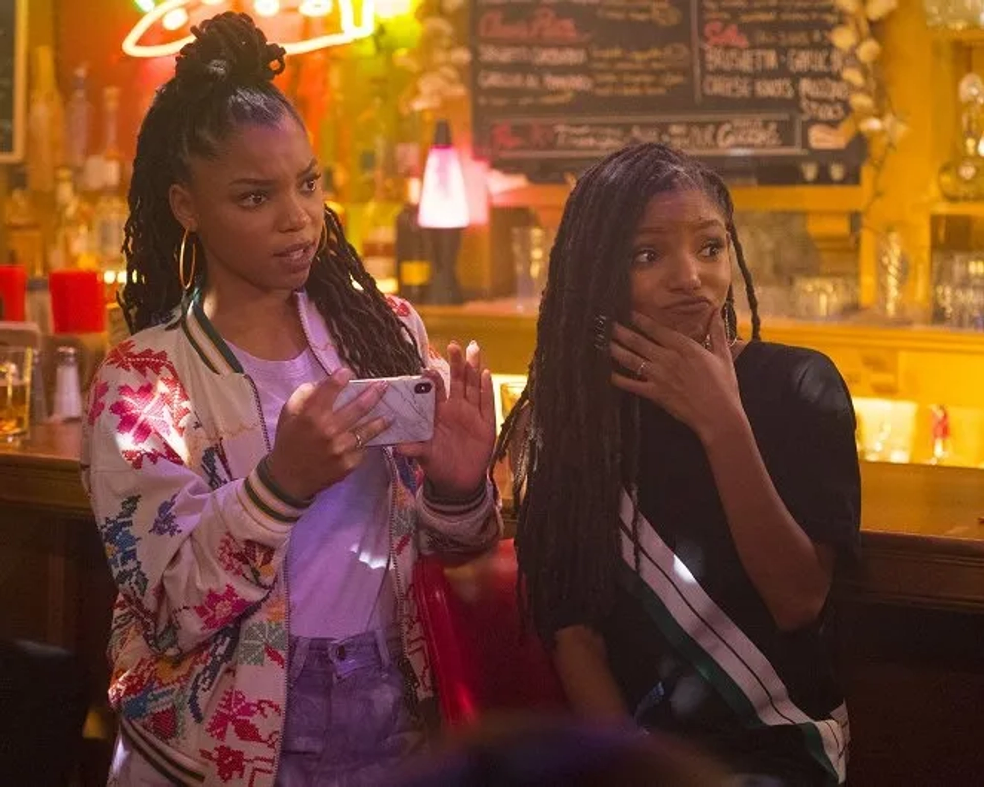 Chloe Bailey and Halle Bailey in Grown-ish (2018)