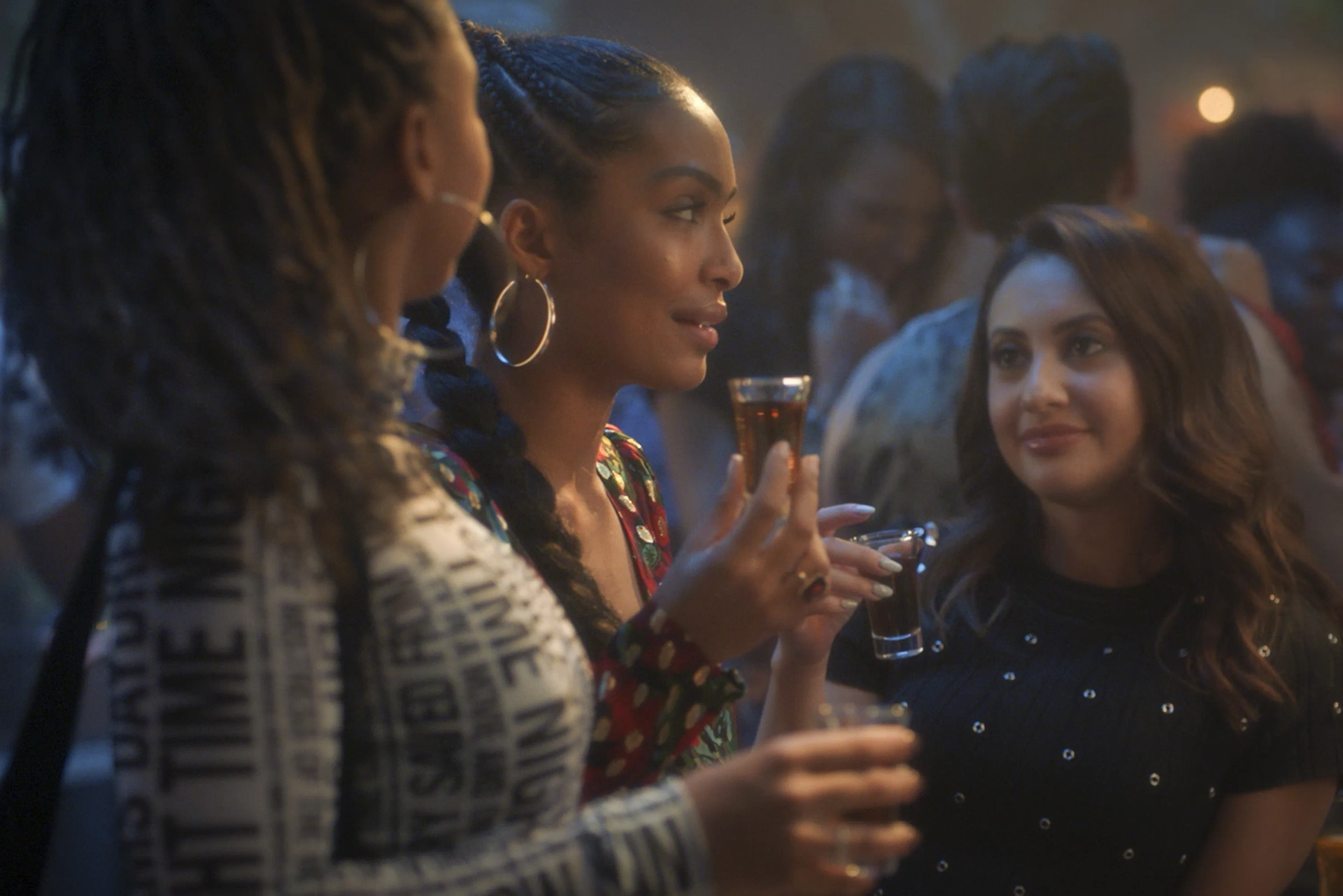 Francia Raisa and Yara Shahidi in Grown-ish: Who Do You Love? (2021)