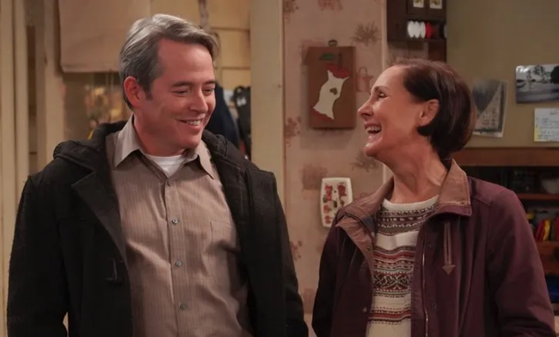 Matthew Broderick and Laurie Metcalf in The Conners (2018)