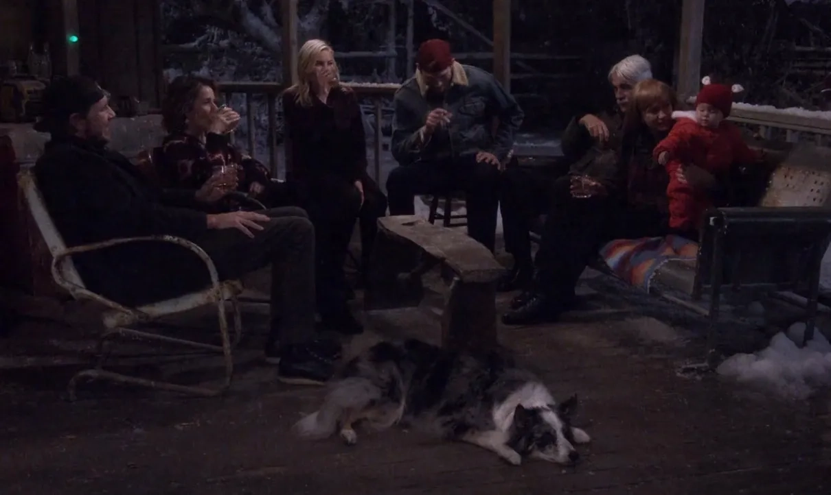 Sam Elliott, Debra Winger, Kathy Baker, Ashton Kutcher, Elisha Cuthbert, Dax Shepard, and Blair Truth in The Ranch (2016)
