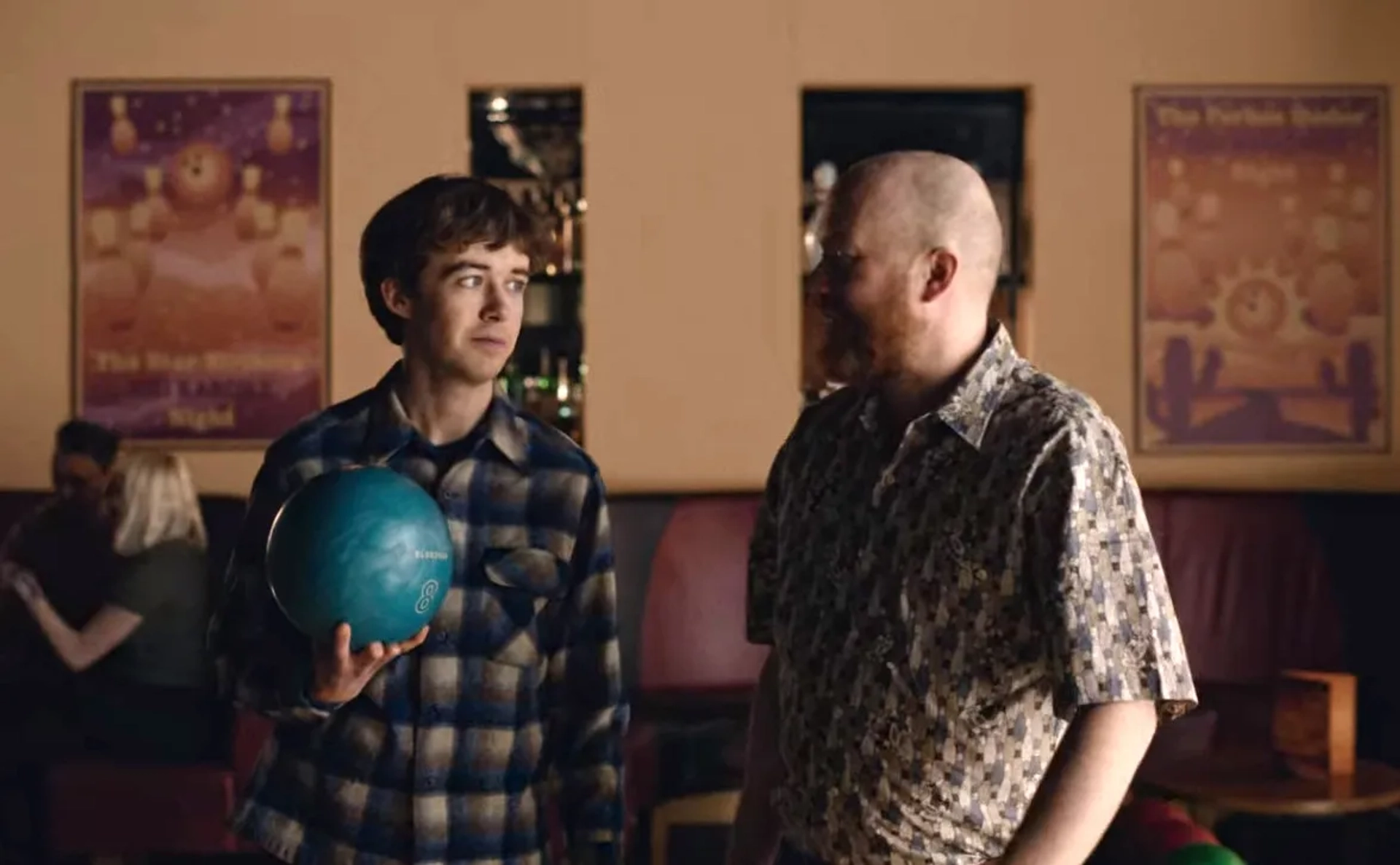 Steve Oram and Alex Lawther in The End of the F***ing World (2017)