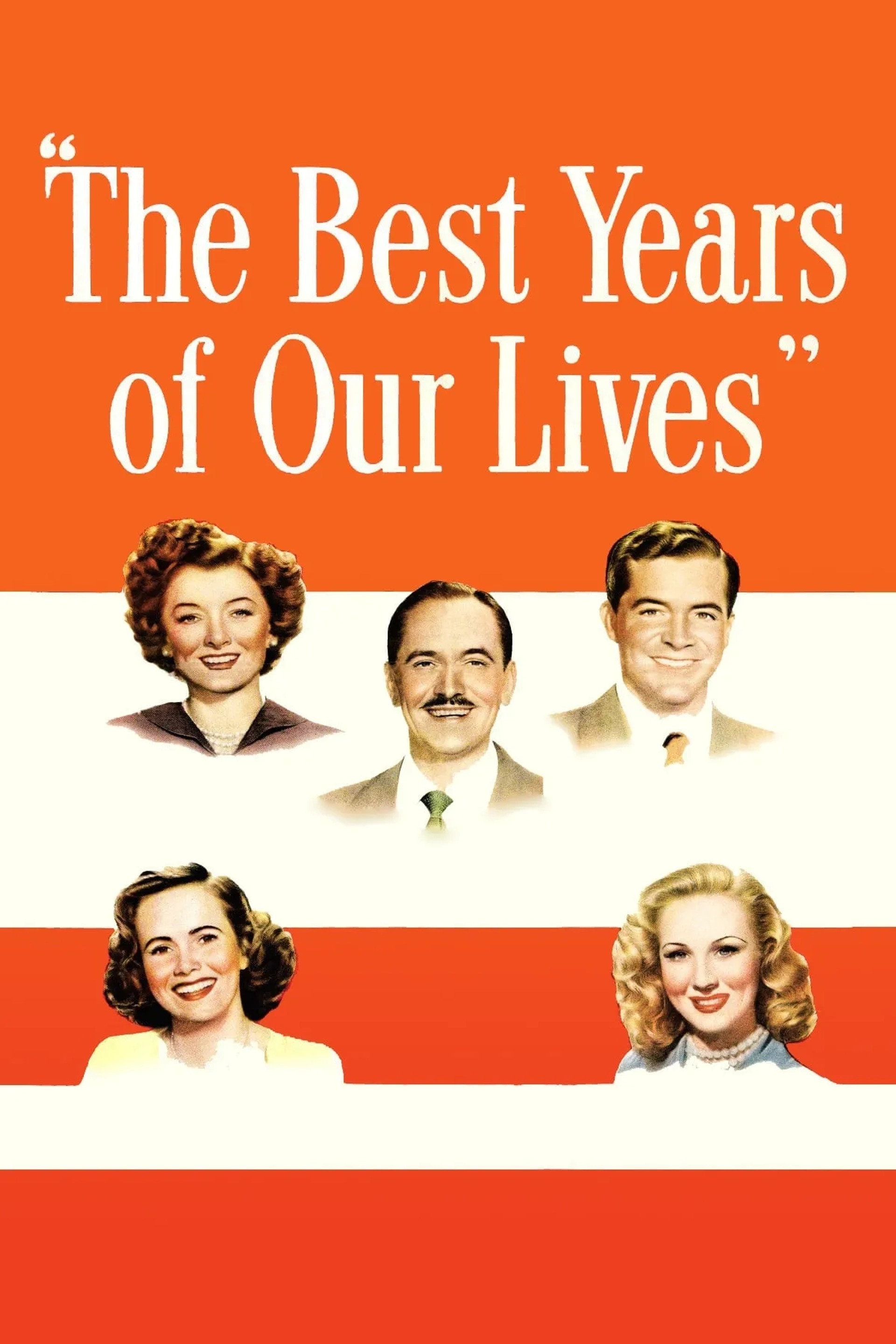 Dana Andrews, Myrna Loy, Fredric March, Virginia Mayo, and Teresa Wright in The Best Years of Our Lives (1946)