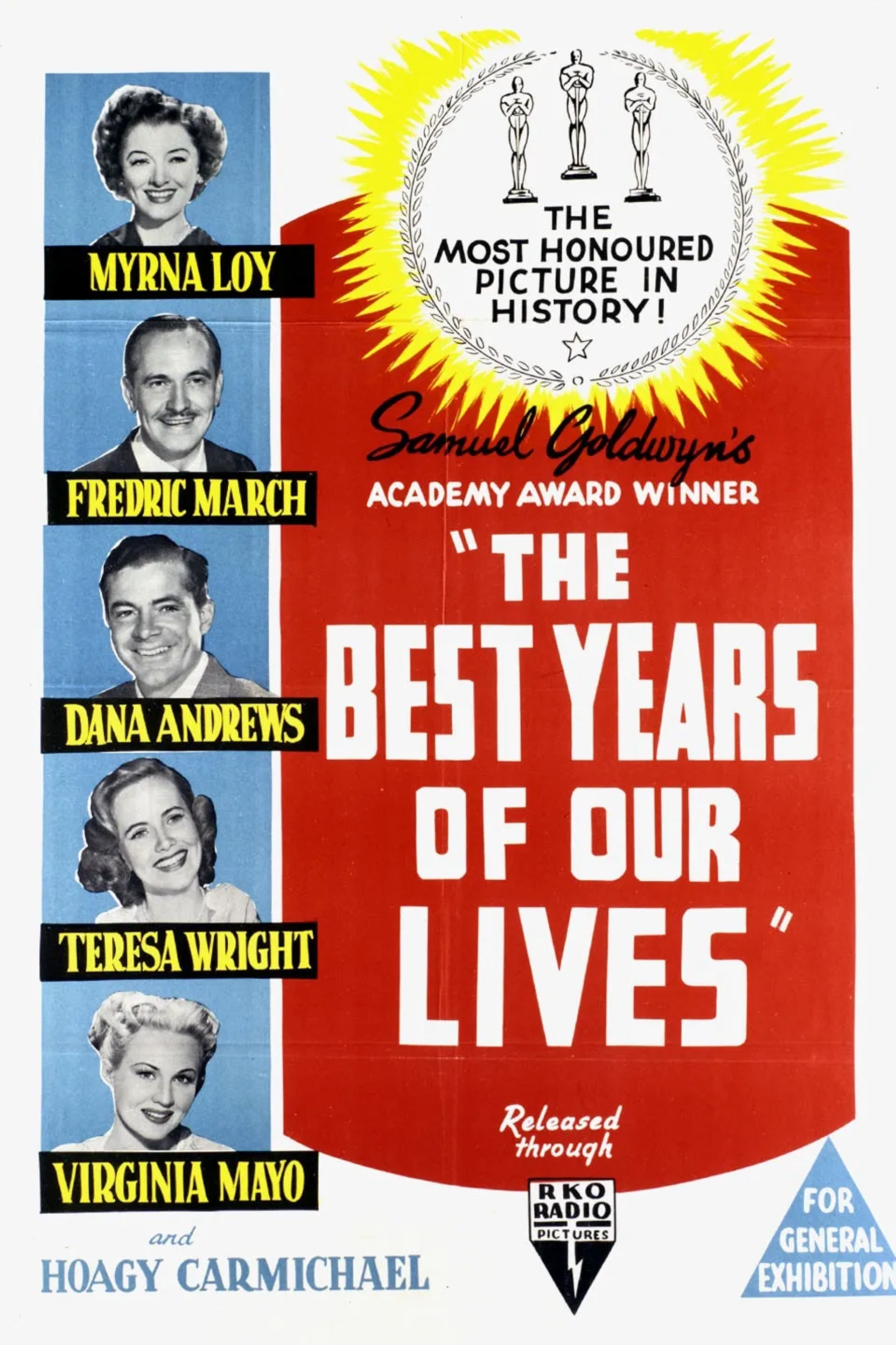 Dana Andrews, Myrna Loy, Fredric March, Virginia Mayo, and Teresa Wright in The Best Years of Our Lives (1946)