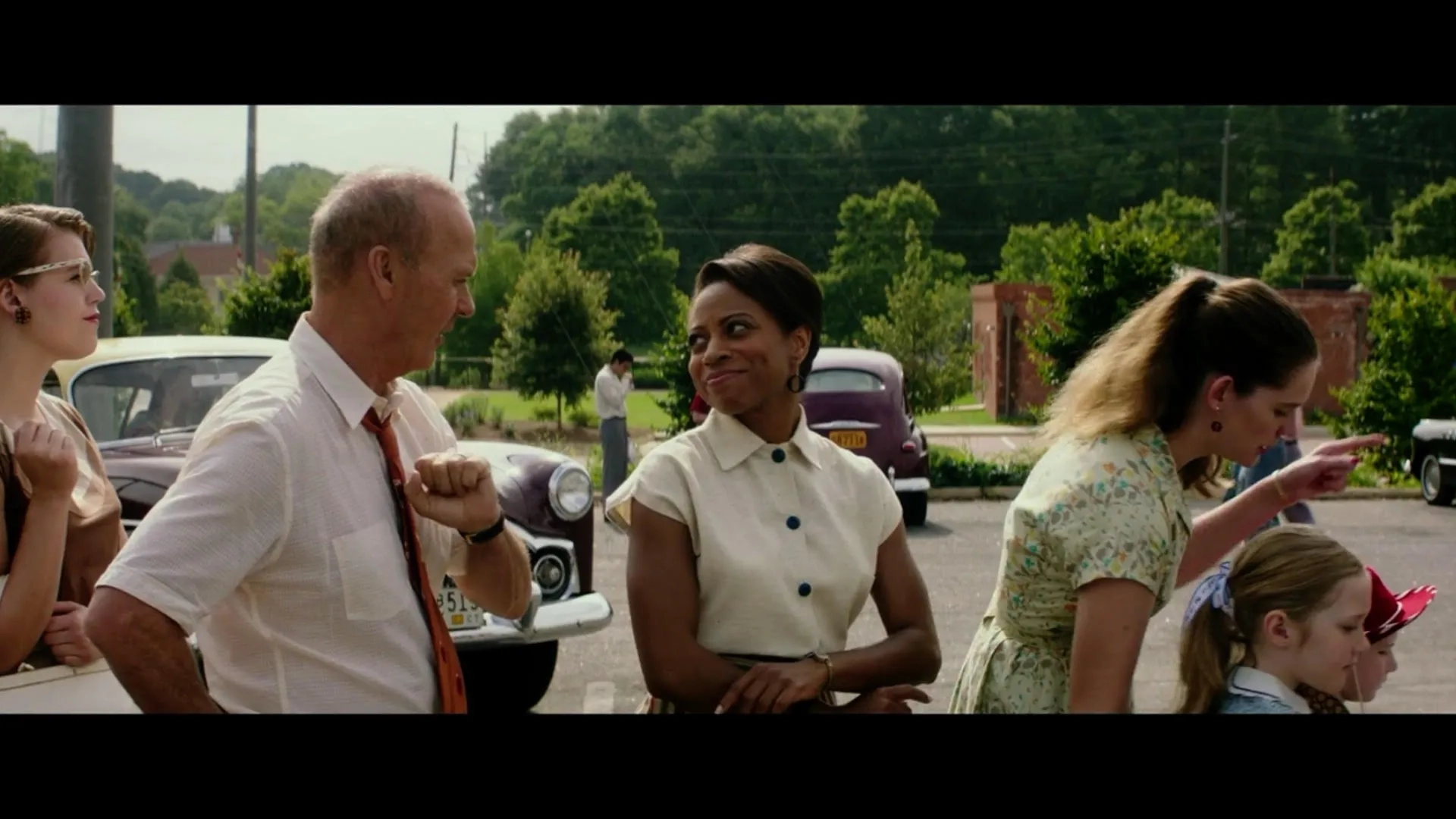 Michael Keaton and Jacinte Blankenship in The Founder (2016)