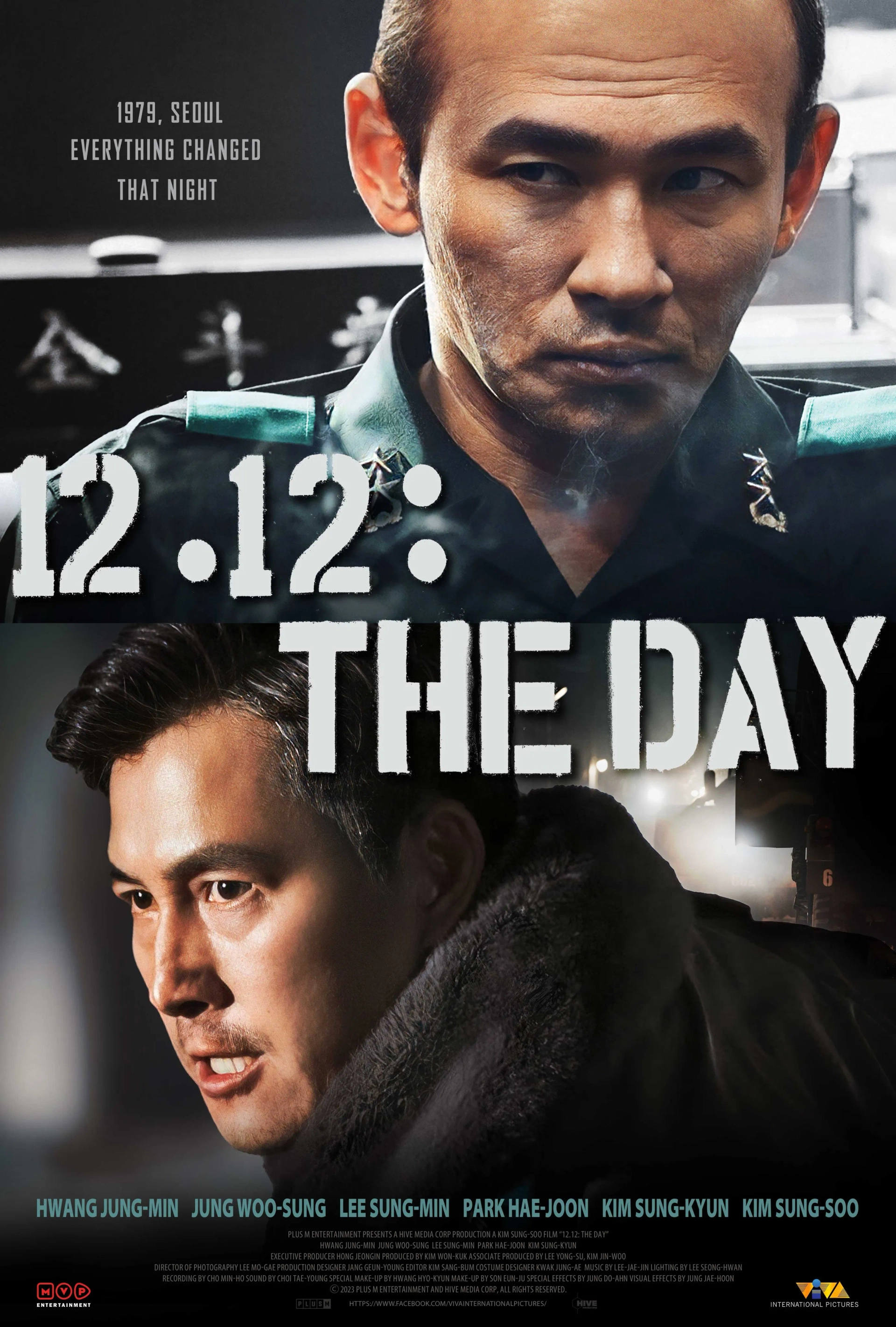 Jung Woo-sung and Hwang Jung-min in 12.12: The Day (2023)