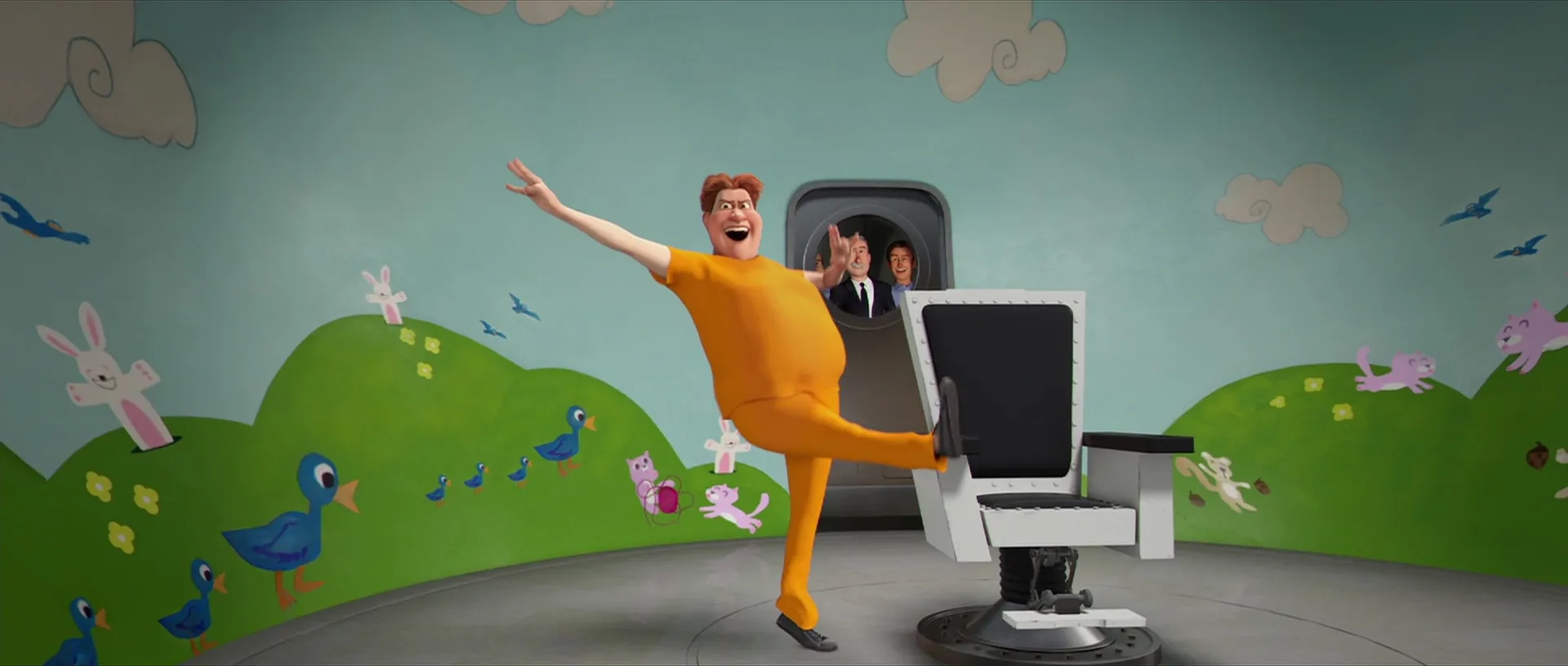 J.K. Simmons and Jonah Hill in Megamind (2010)