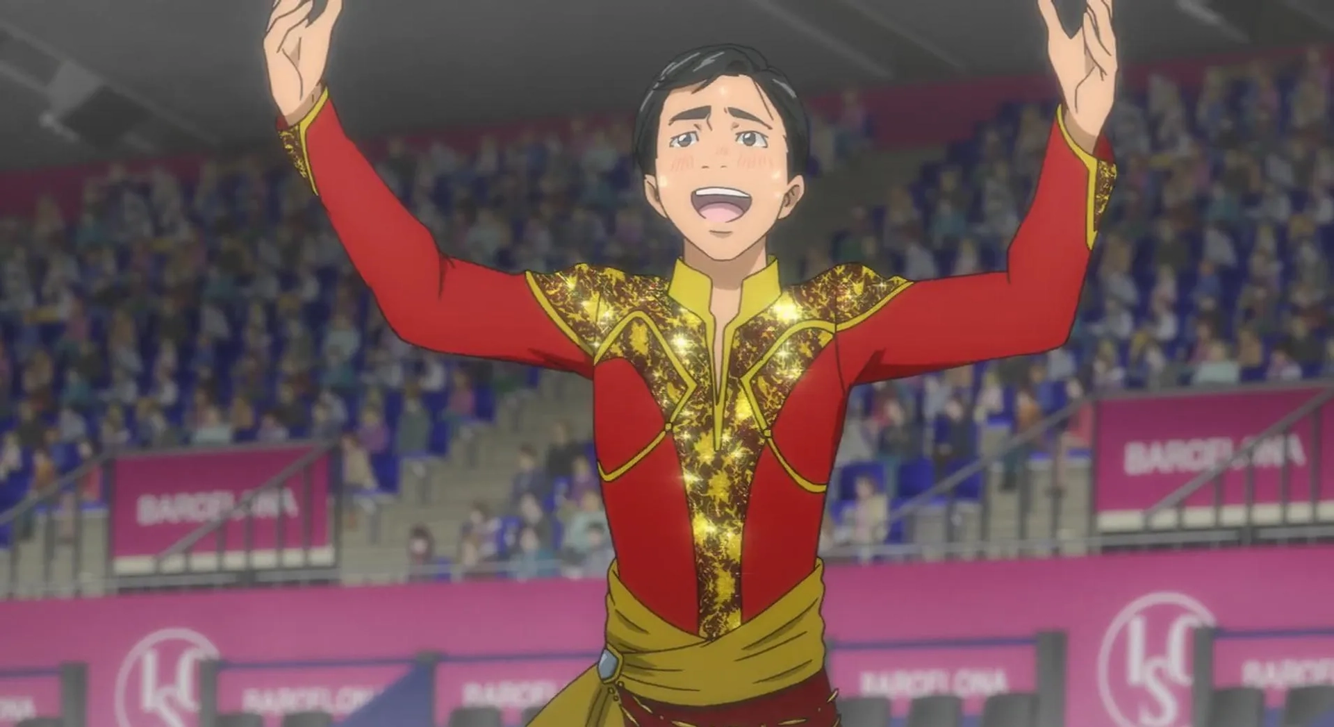 Joel McDonald and Kenshô Ono in Yuri!!! On Ice (2016)