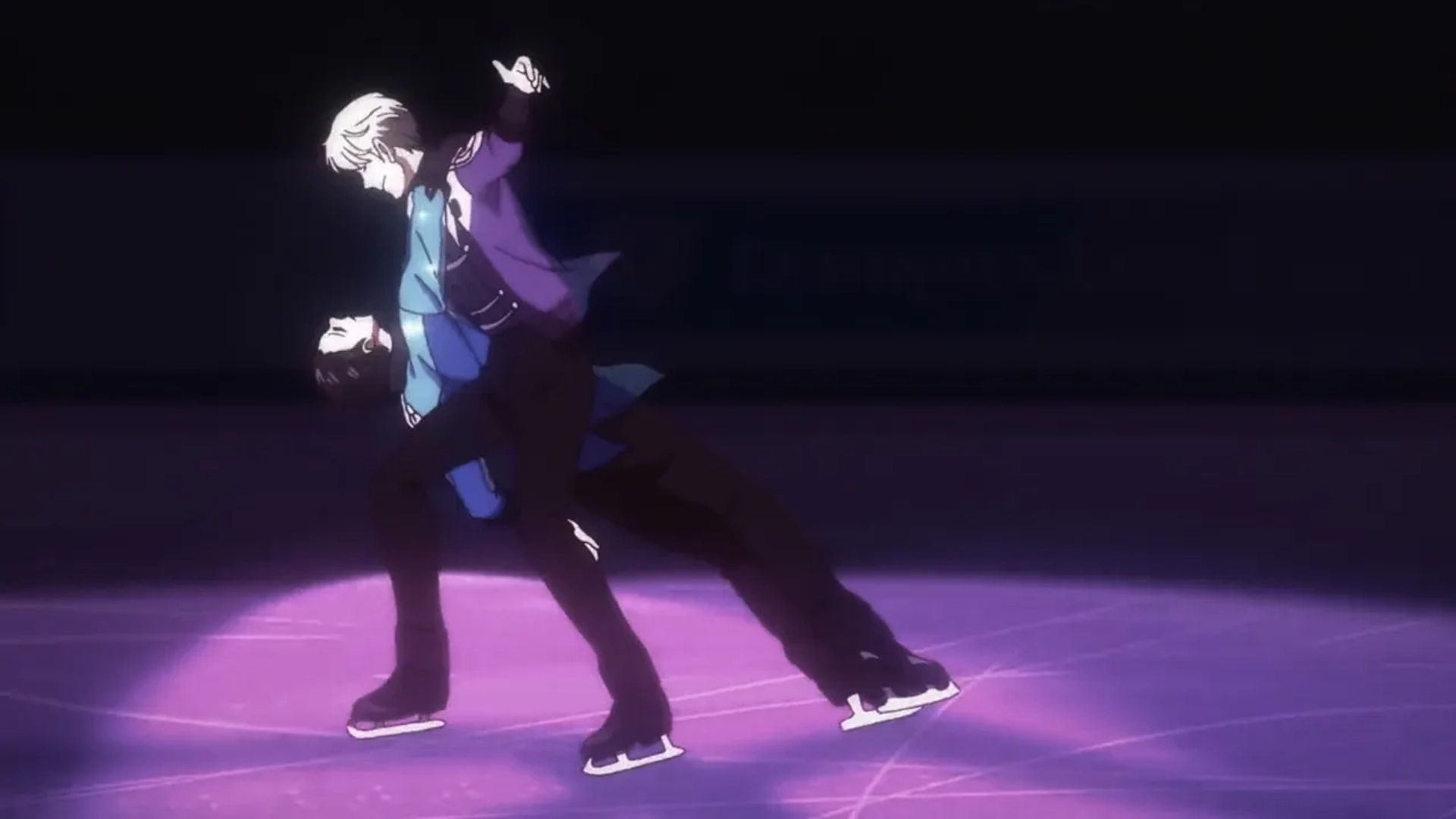 Jun'ichi Suwabe and Toshiyuki Toyonaga in Yuri!!! On Ice (2016)