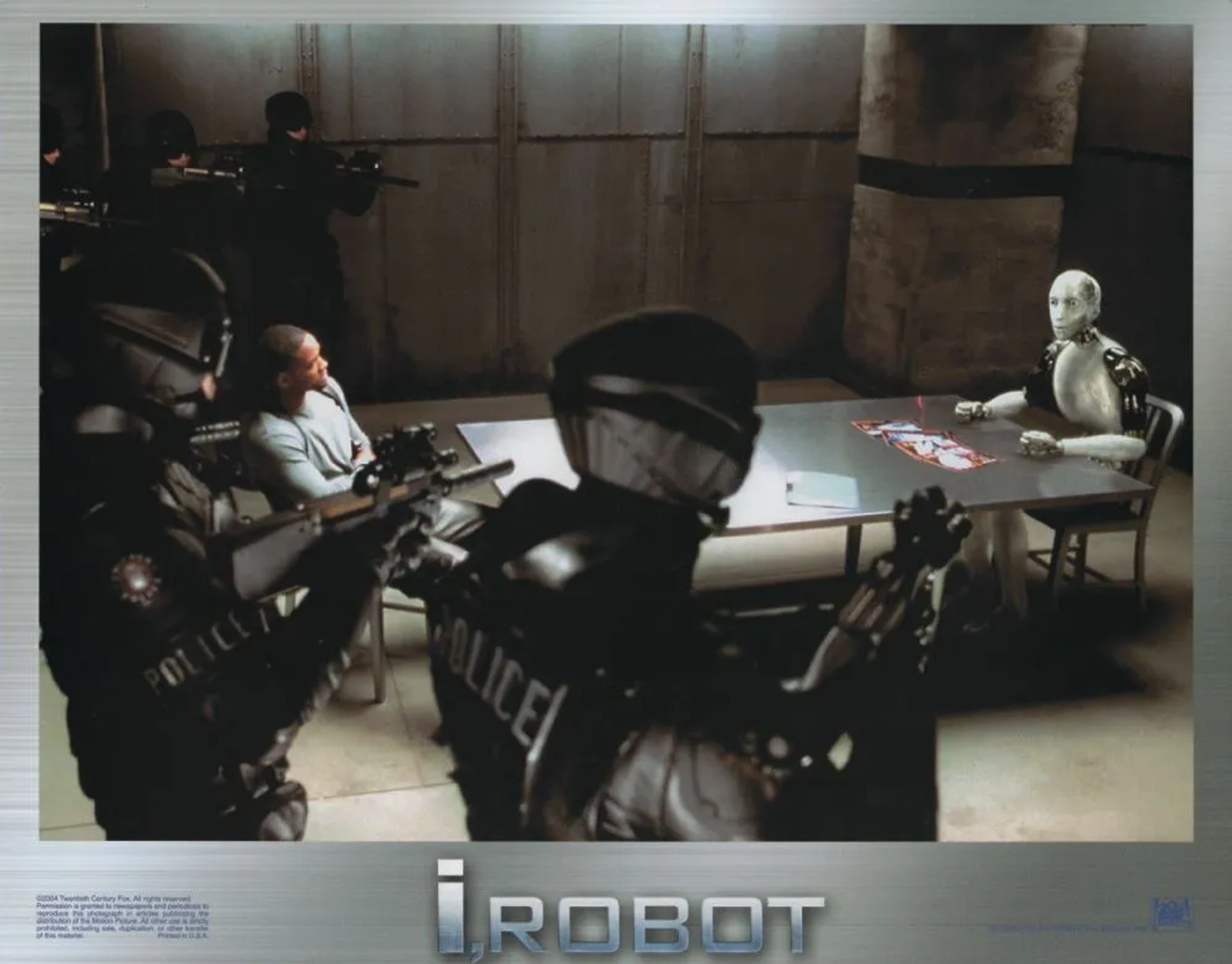 Will Smith and Alan Tudyk in I, Robot (2004)