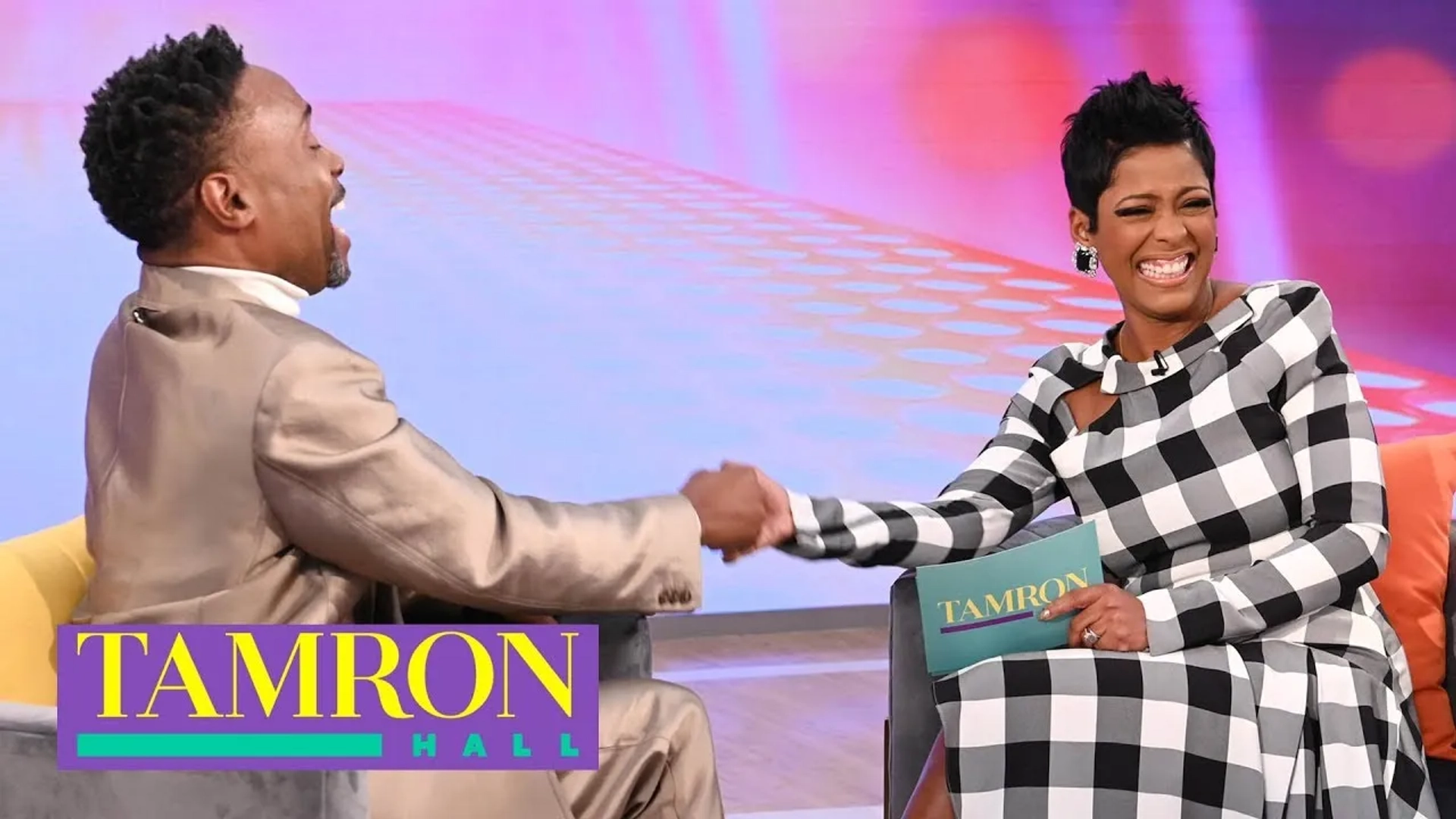 Billy Porter and Tamron Hall in Tamron Hall (2019)