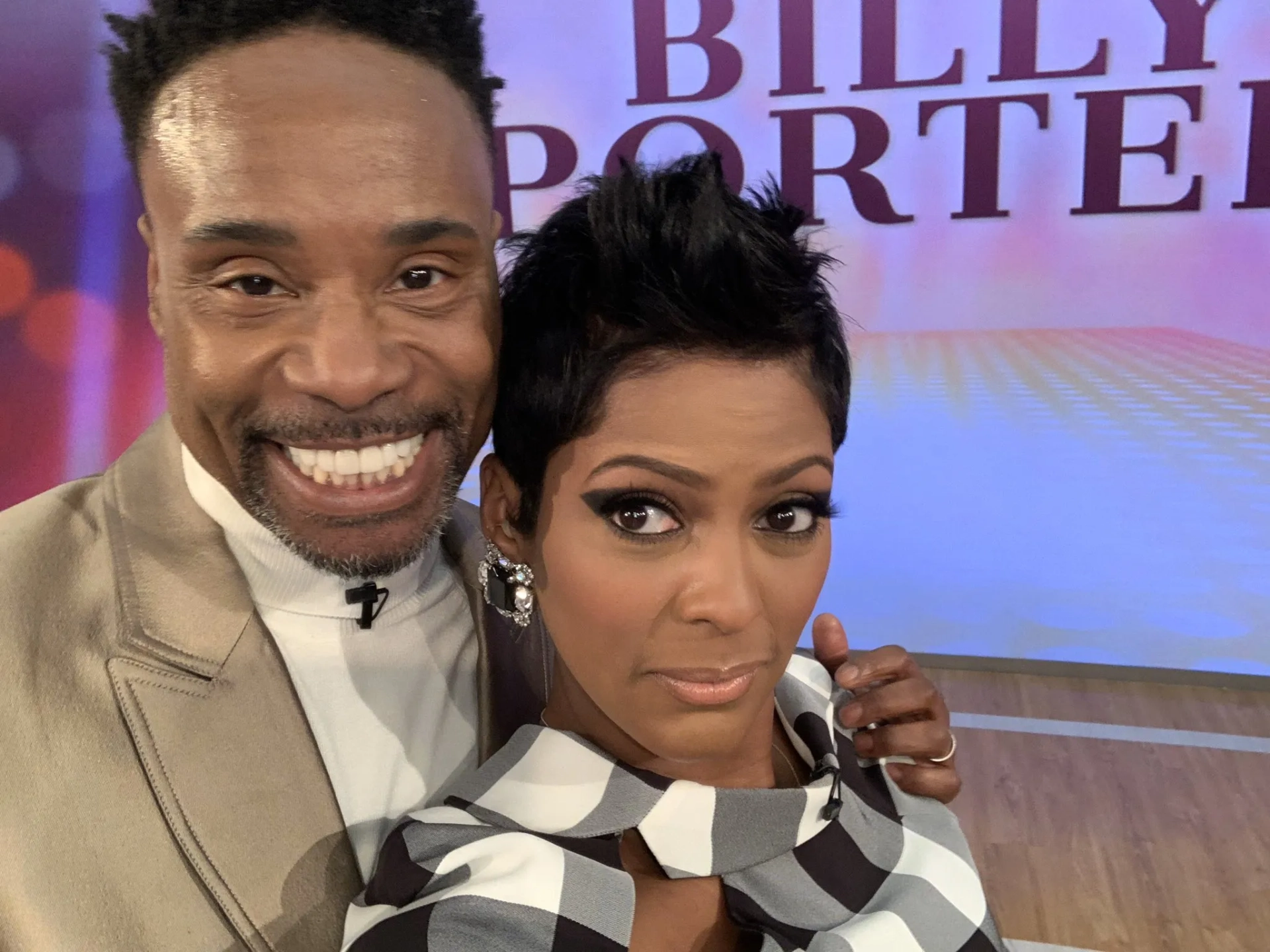 Billy Porter and Tamron Hall in Tamron Hall (2019)