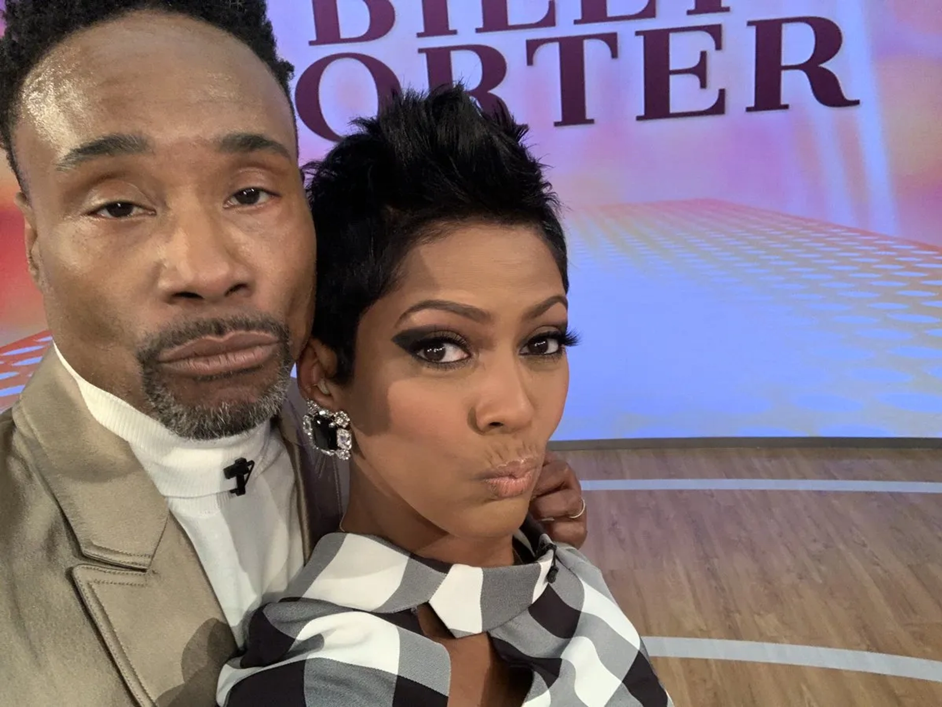 Billy Porter and Tamron Hall in Tamron Hall (2019)