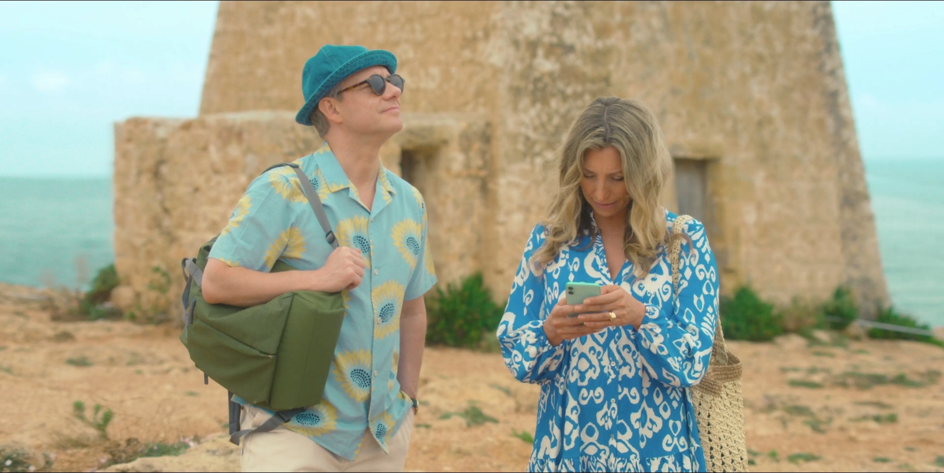 Martin Freeman and Daisy Haggard in Breeders: No Kids (2023)