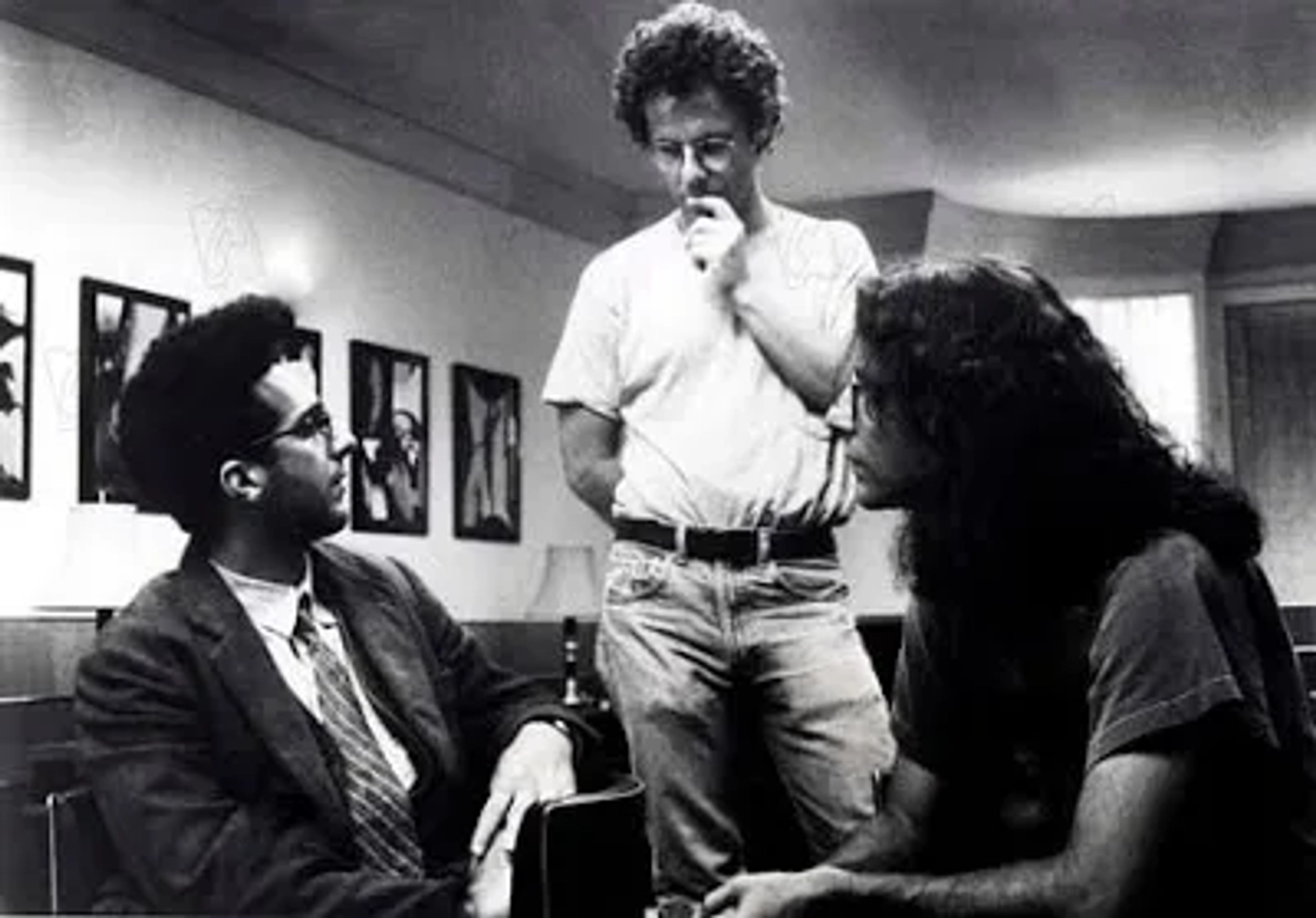 Ethan Coen, Joel Coen, and John Turturro in Barton Fink (1991)