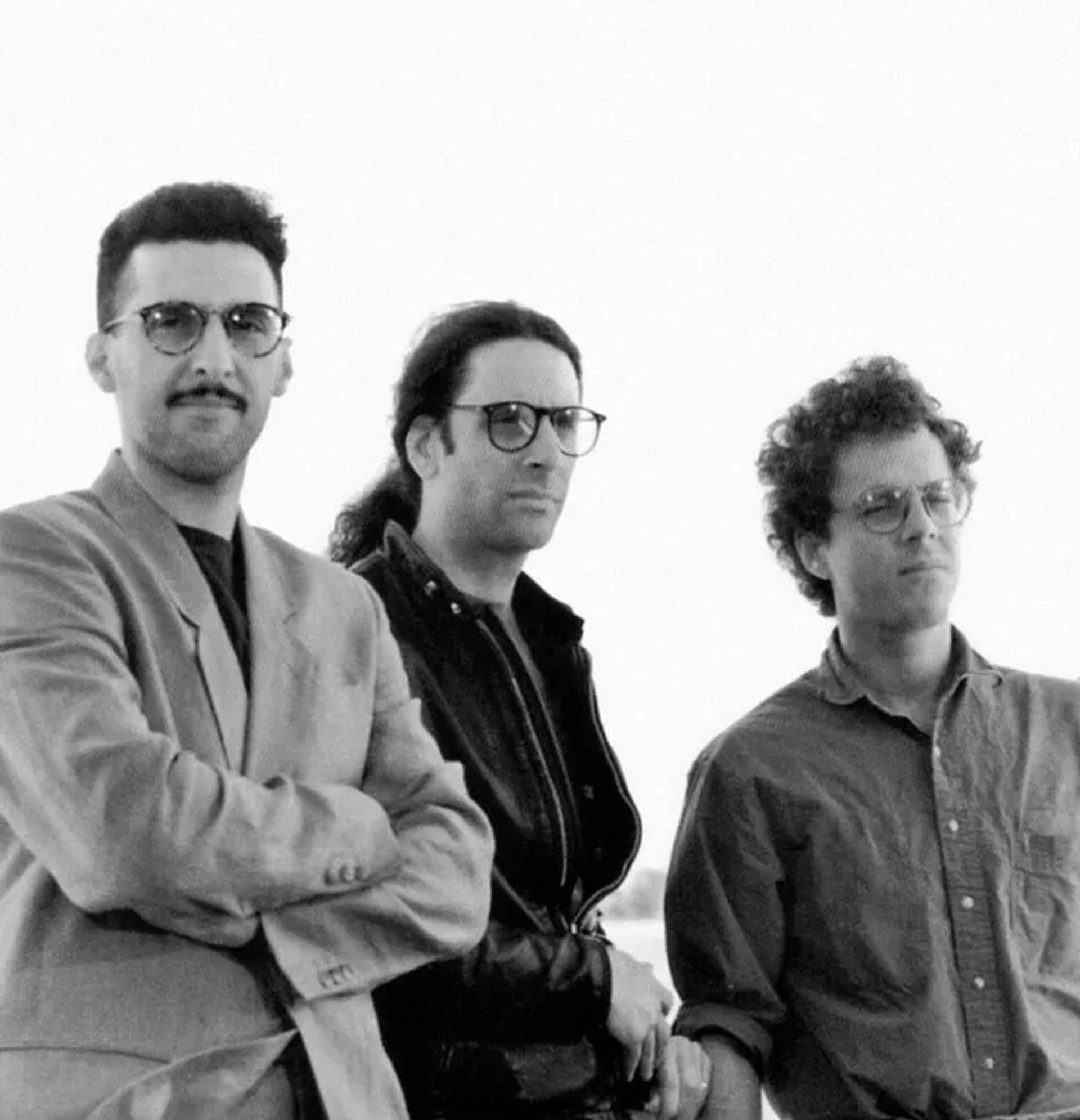 Ethan Coen, Joel Coen, and John Turturro at an event for Barton Fink (1991)